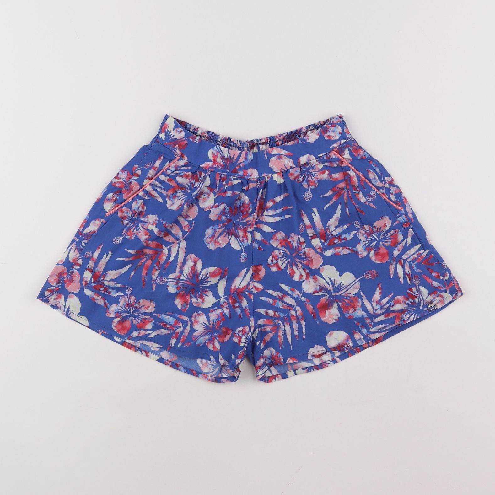 IKKS - short bleu - 10 ans