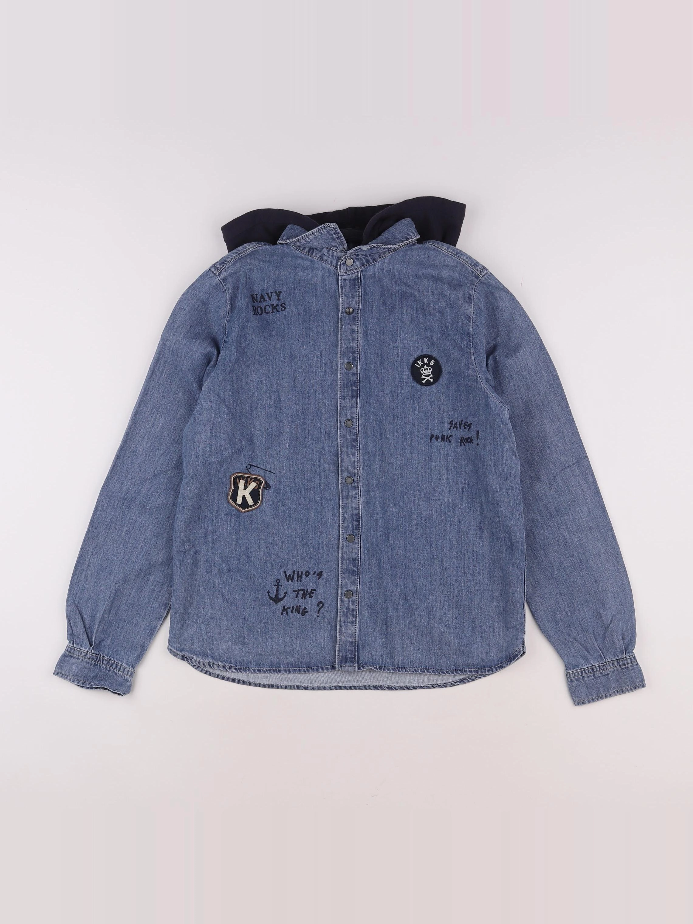 IKKS - chemise bleu - 12 ans