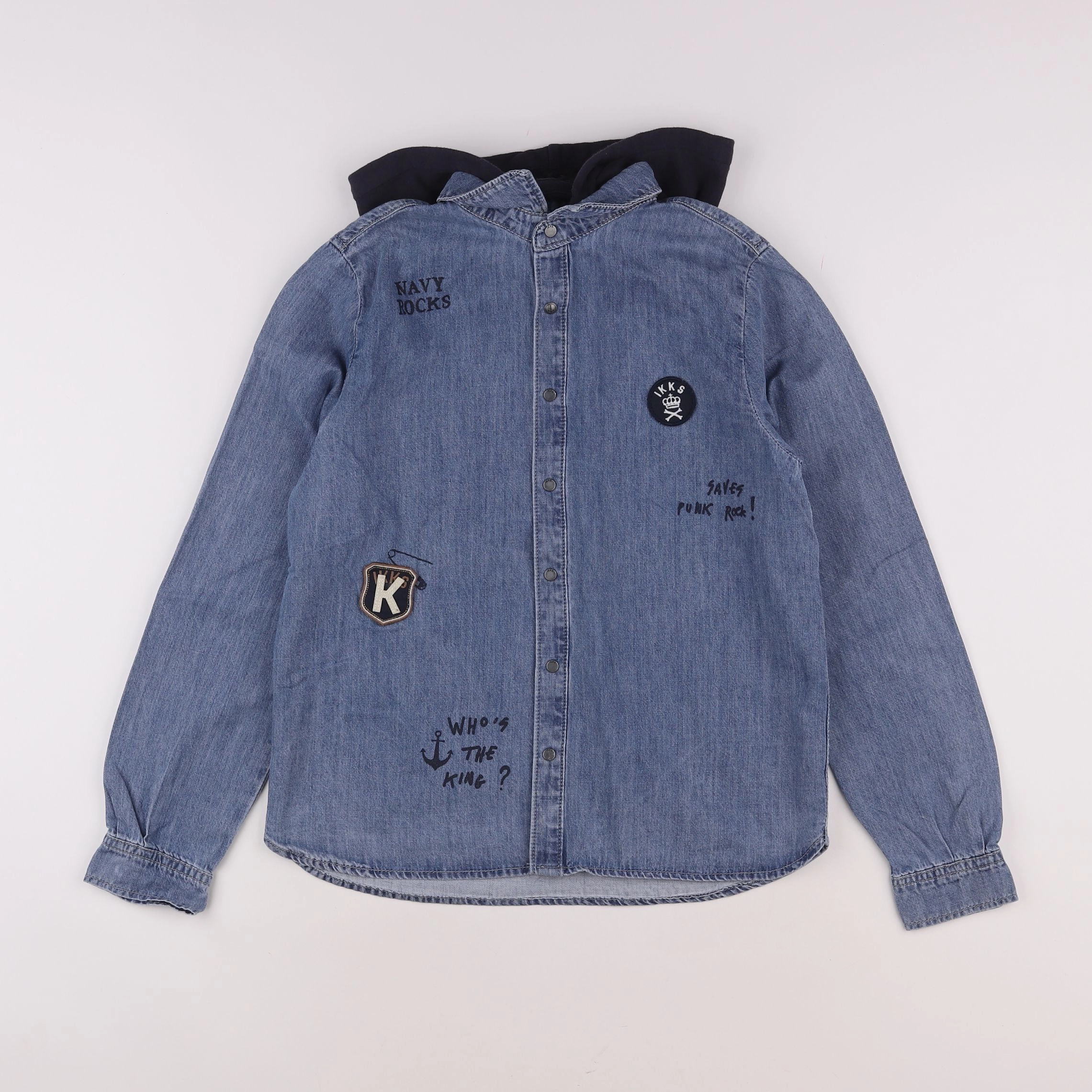 IKKS - chemise bleu - 12 ans