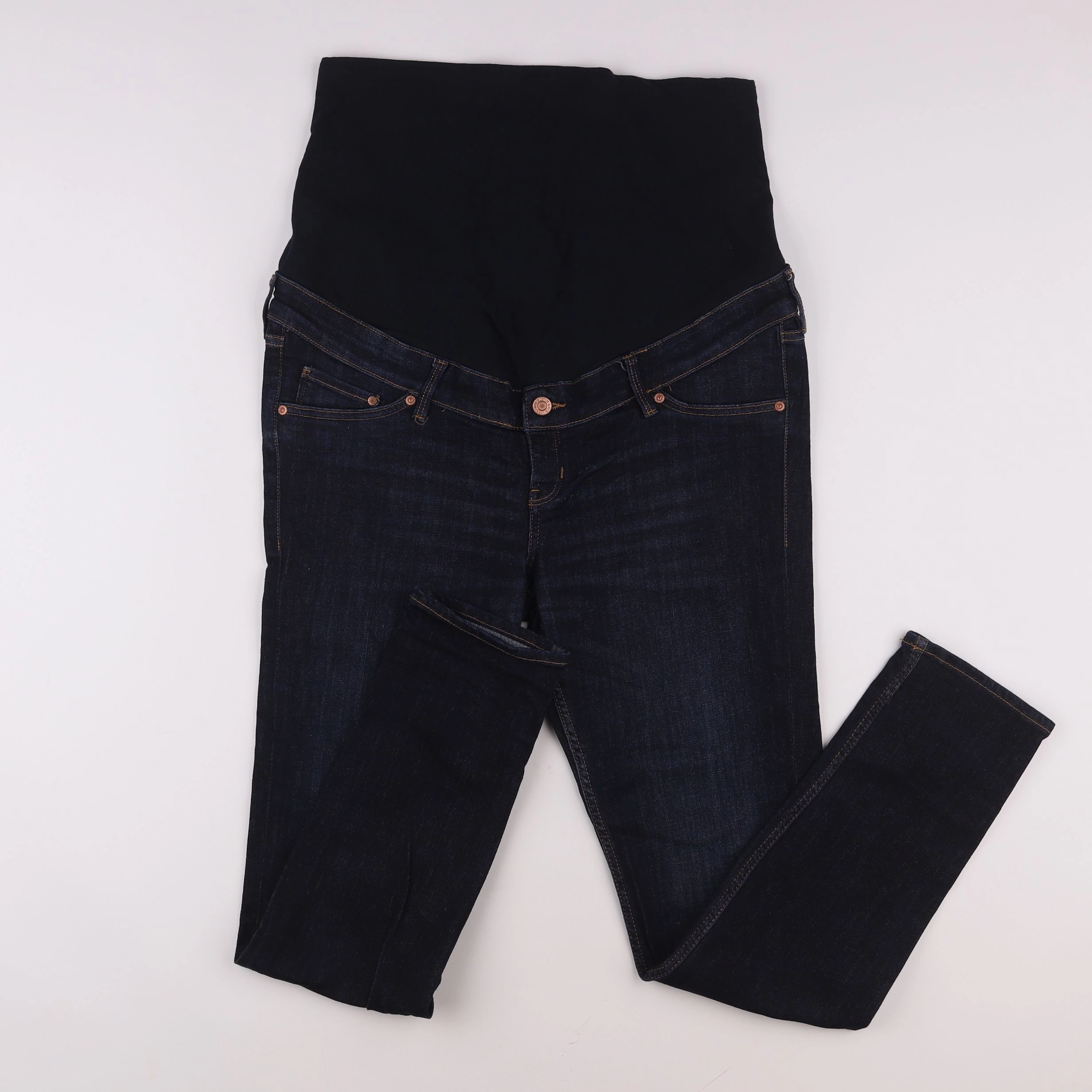 H&M - jean grossesse bleu - 44