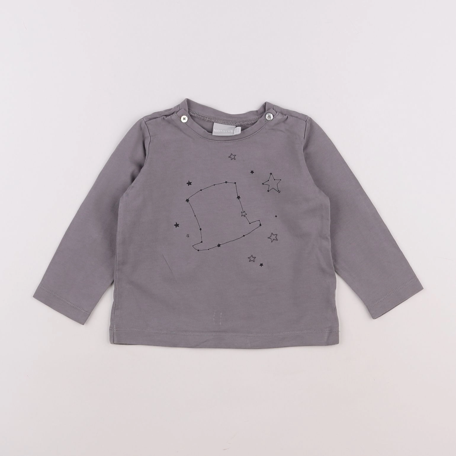 Natalys - tee-shirt gris - 18 mois