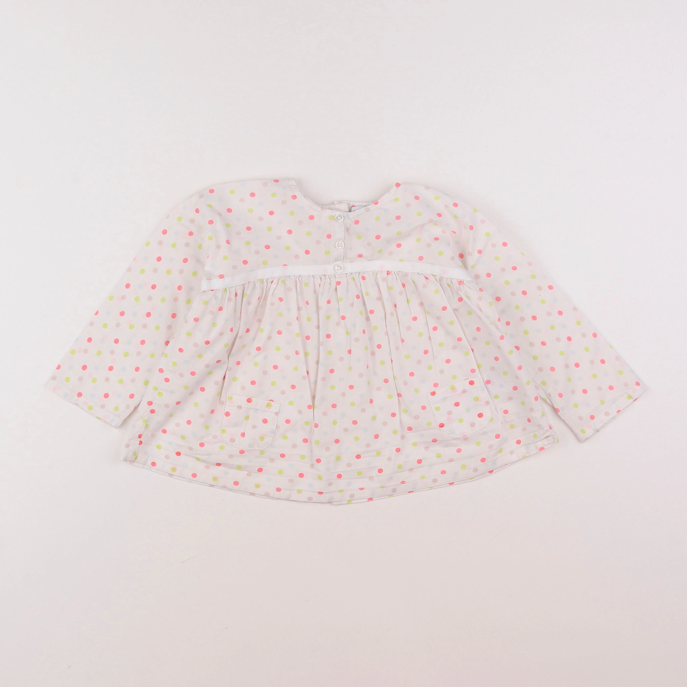 Vertbaudet - blouse multicolore - 18 mois