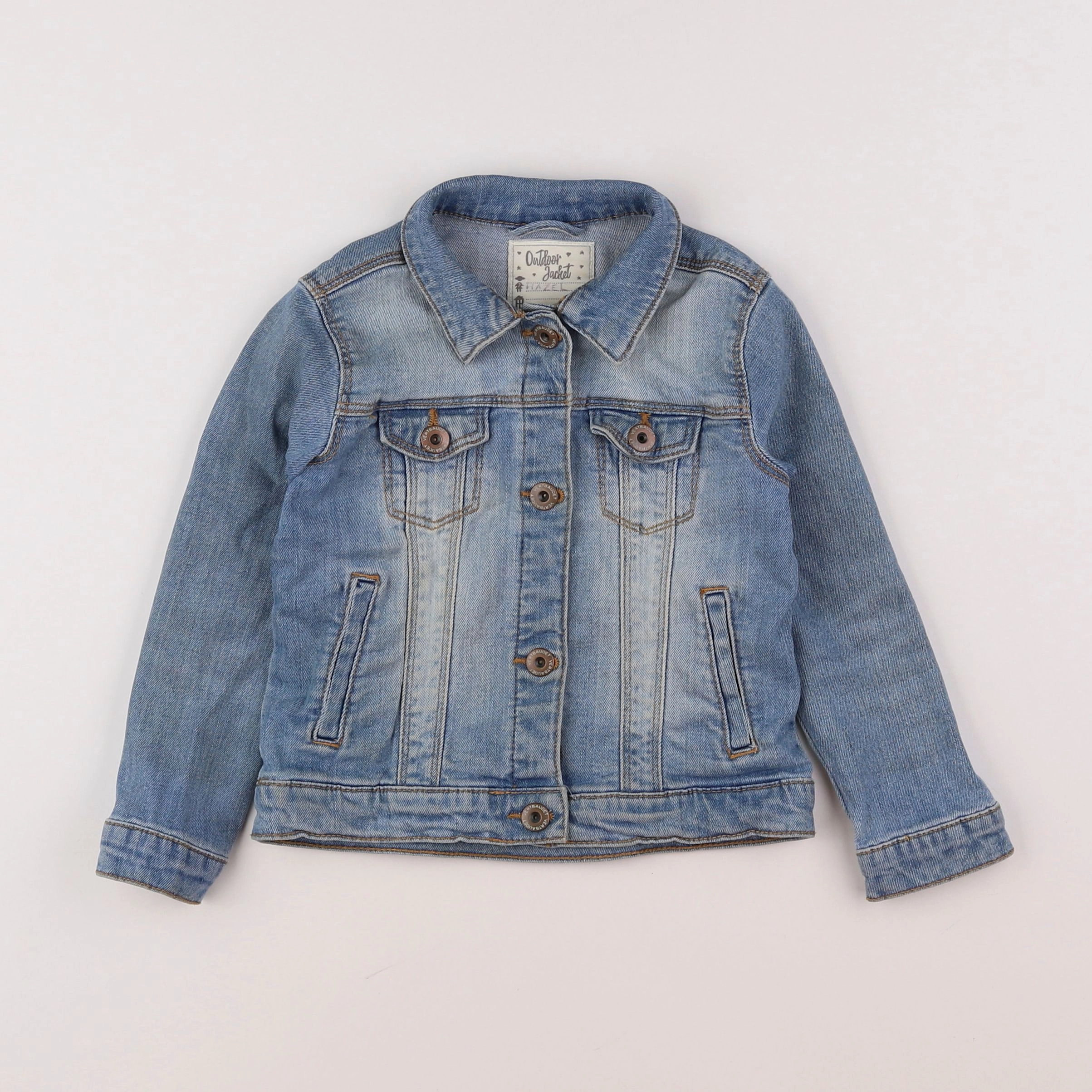 Vertbaudet - veste bleu - 4 ans