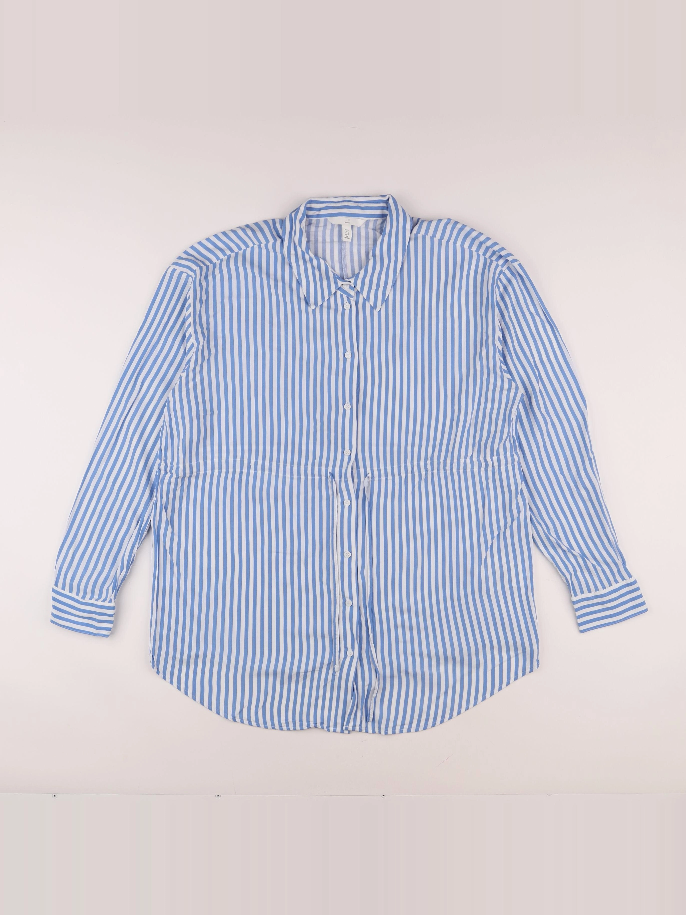 H&M - blouse allaitement, grossesse bleu, blanc - 46