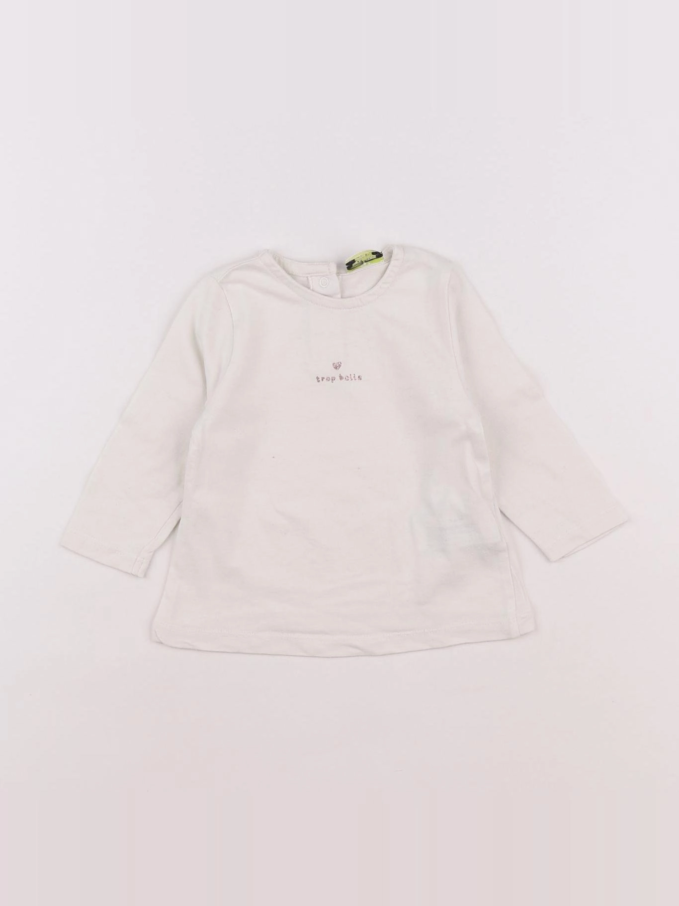 Tape à l'oeil - tee-shirt beige - 6 mois