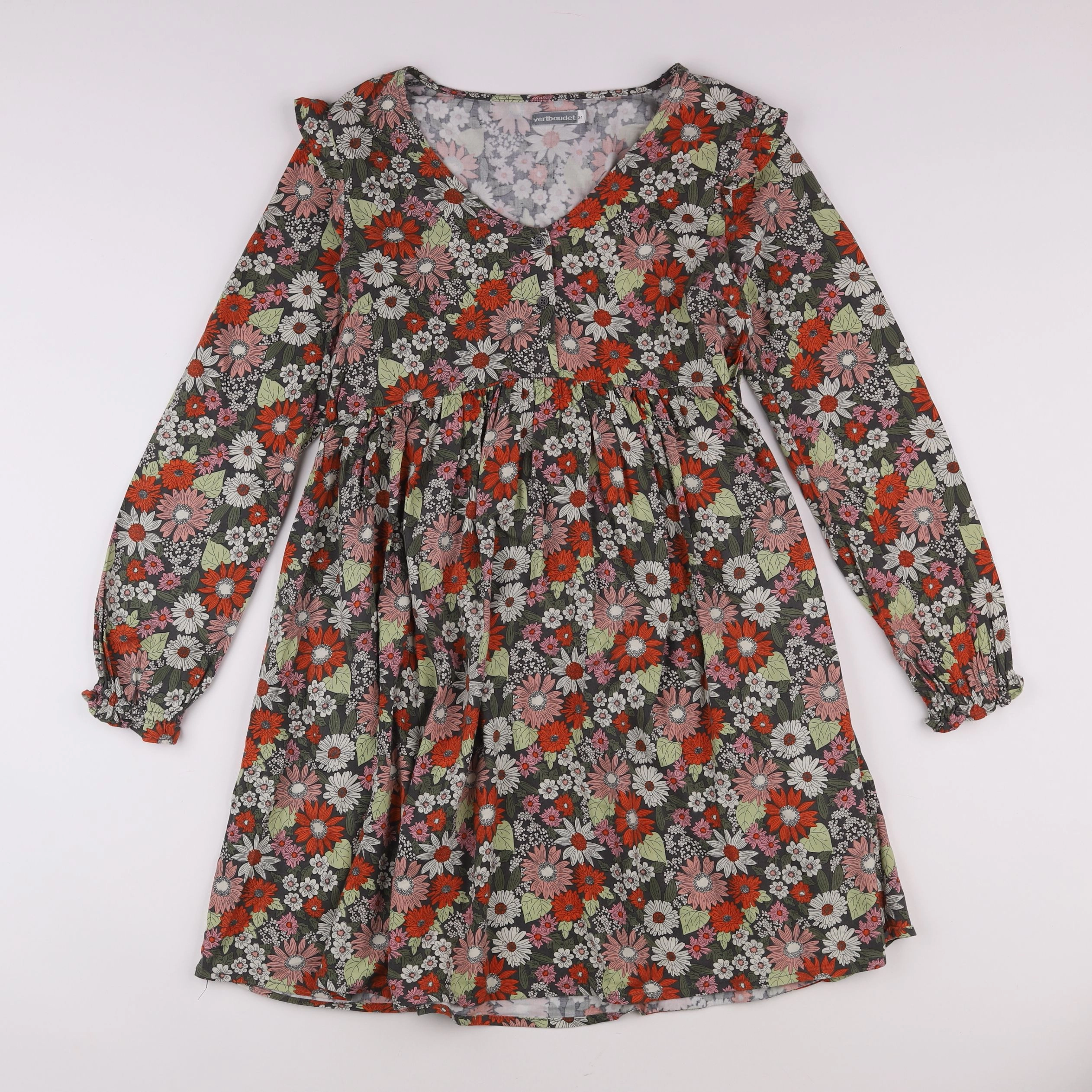 Vertbaudet - robe grossesse multicolore - 34