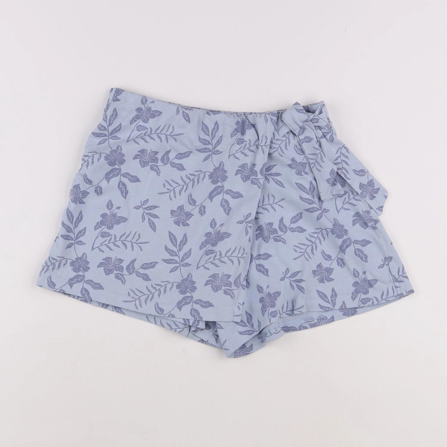 Mango - jupe short bleu - 9/10 ans