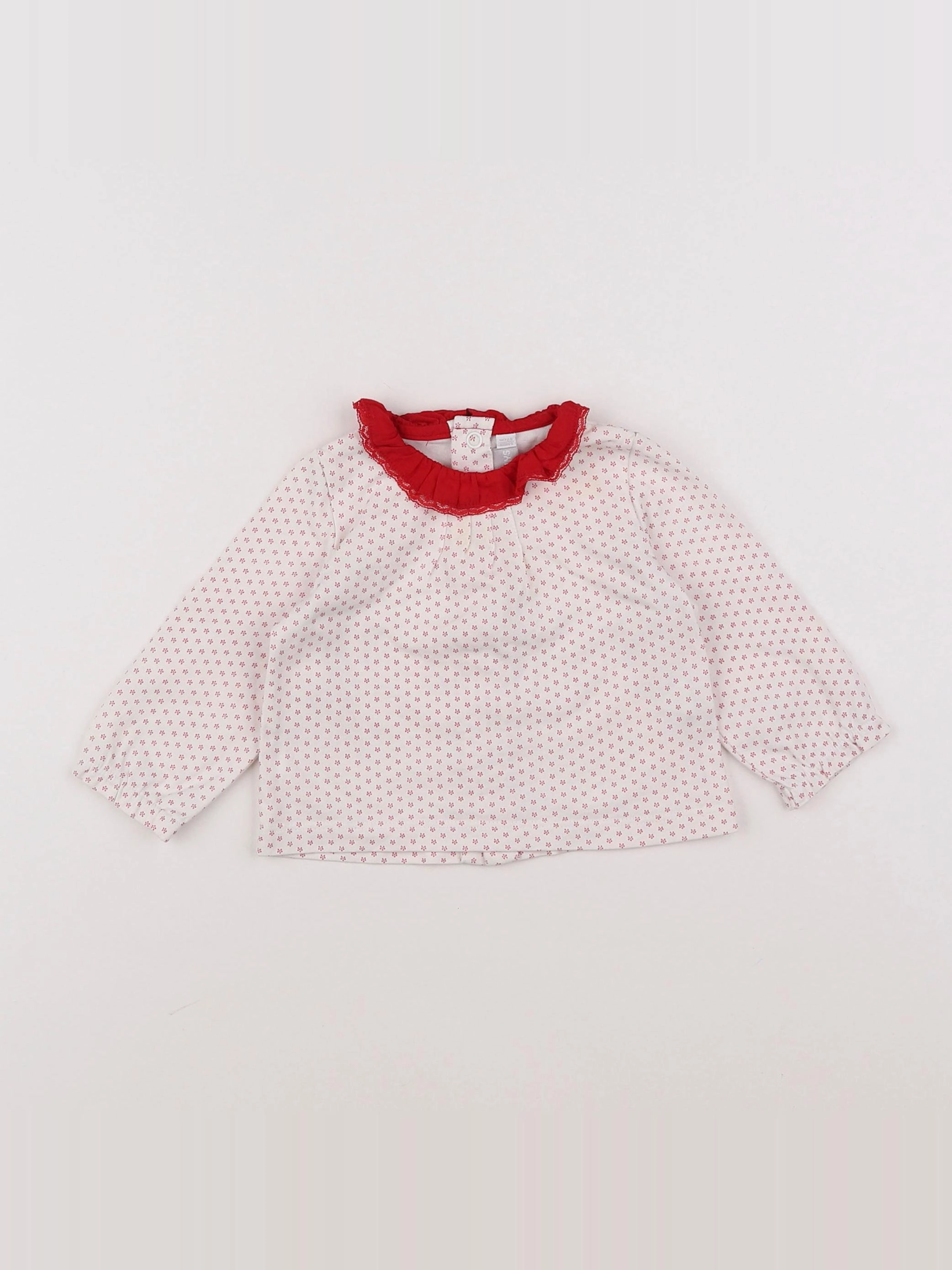 Natalys - tee-shirt rouge - 6 mois