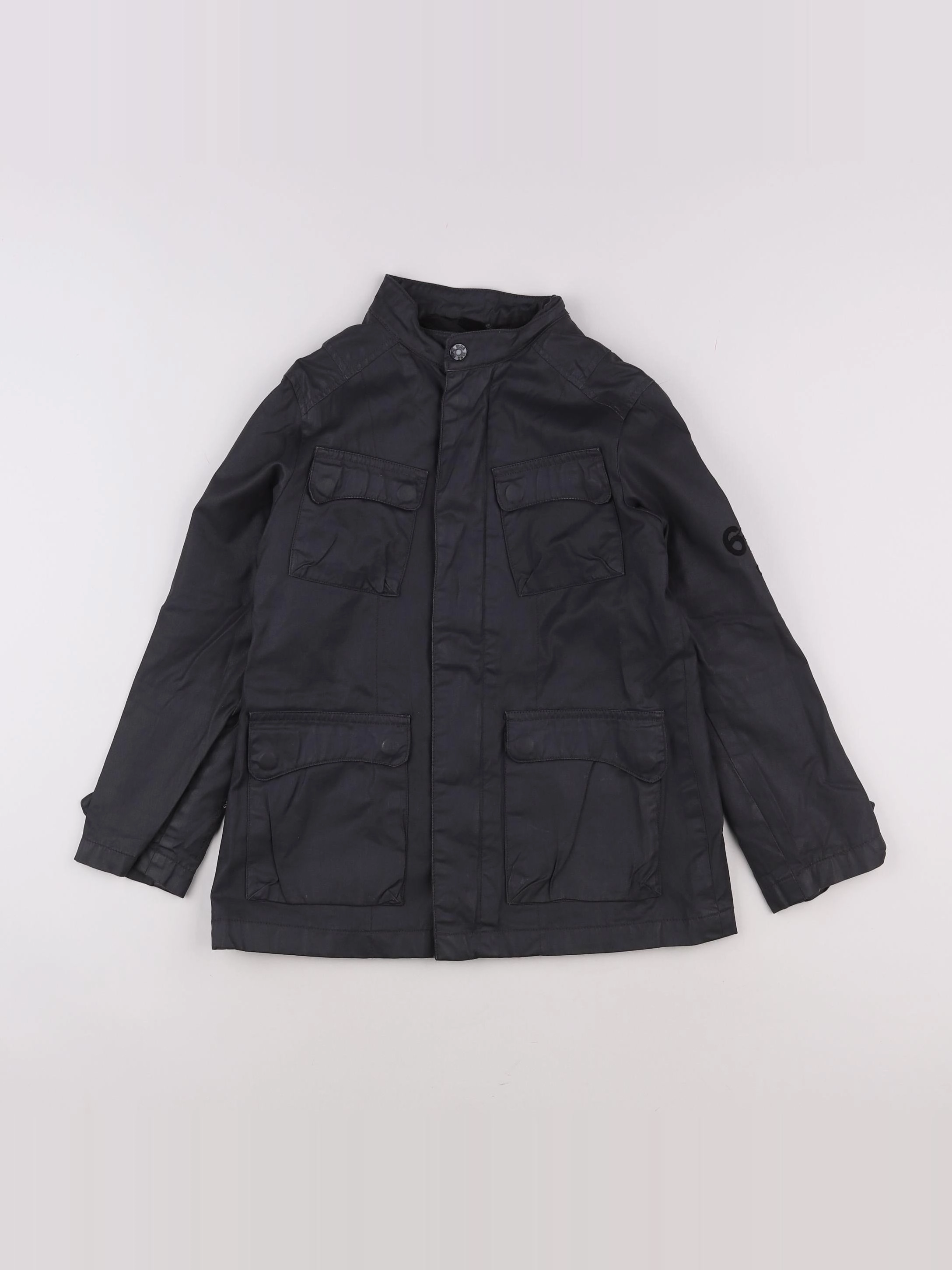 IKKS - veste simili cuir noir - 8 ans