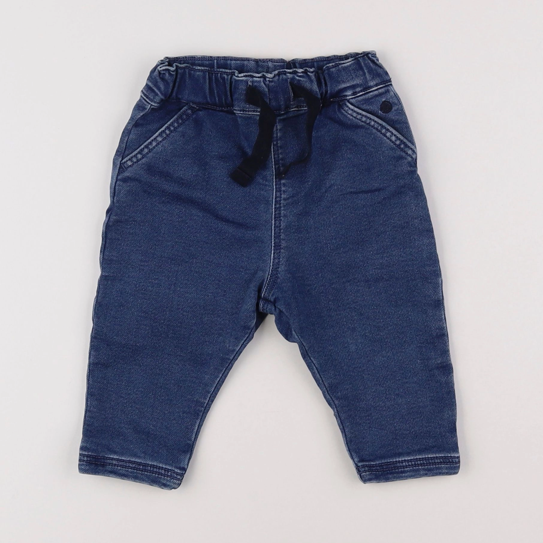 Petit Bateau - jean bleu - 6 mois