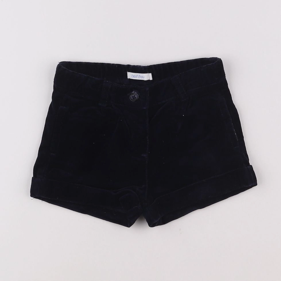 Boutchou - short bleu - 12 mois