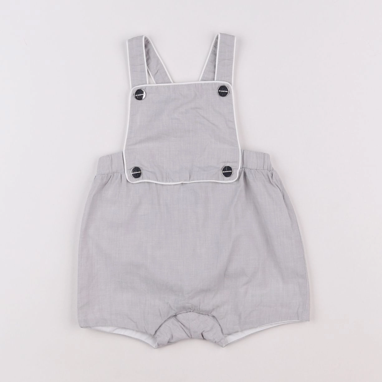 Jacadi - salopette gris - 6 mois