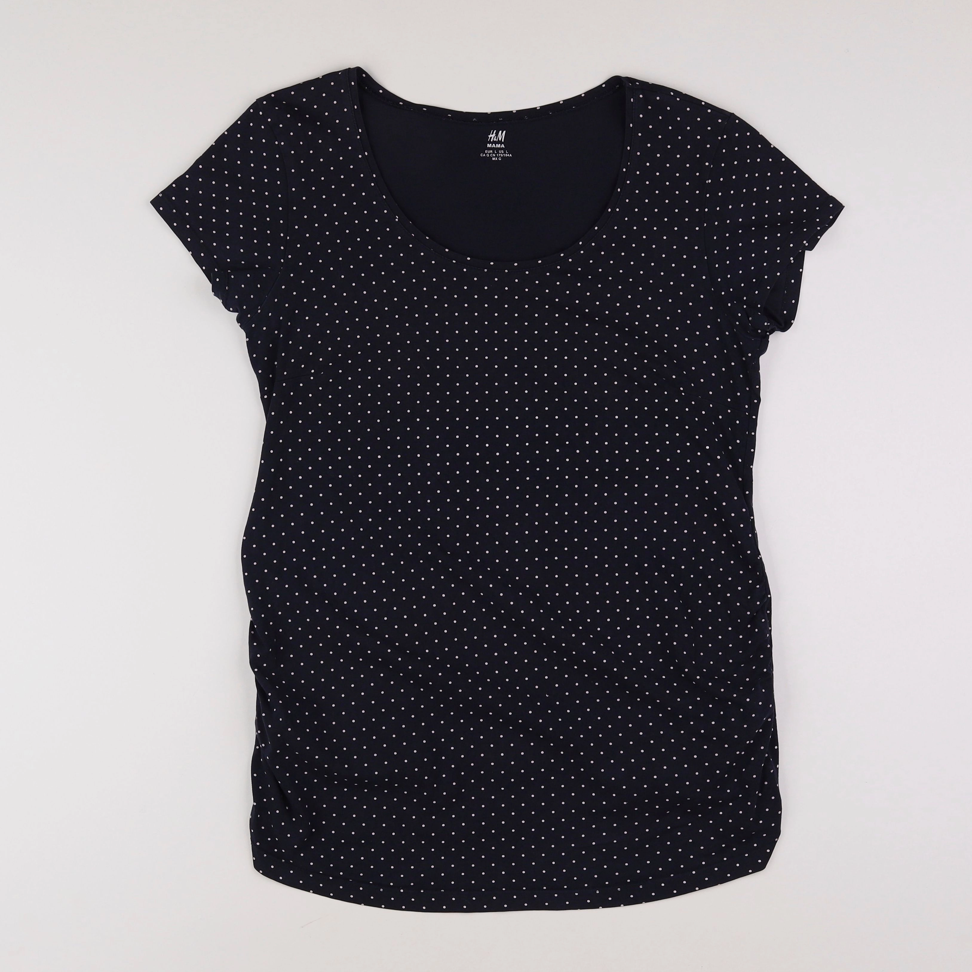 H&M - tee-shirt grossesse bleu - 44 à 46