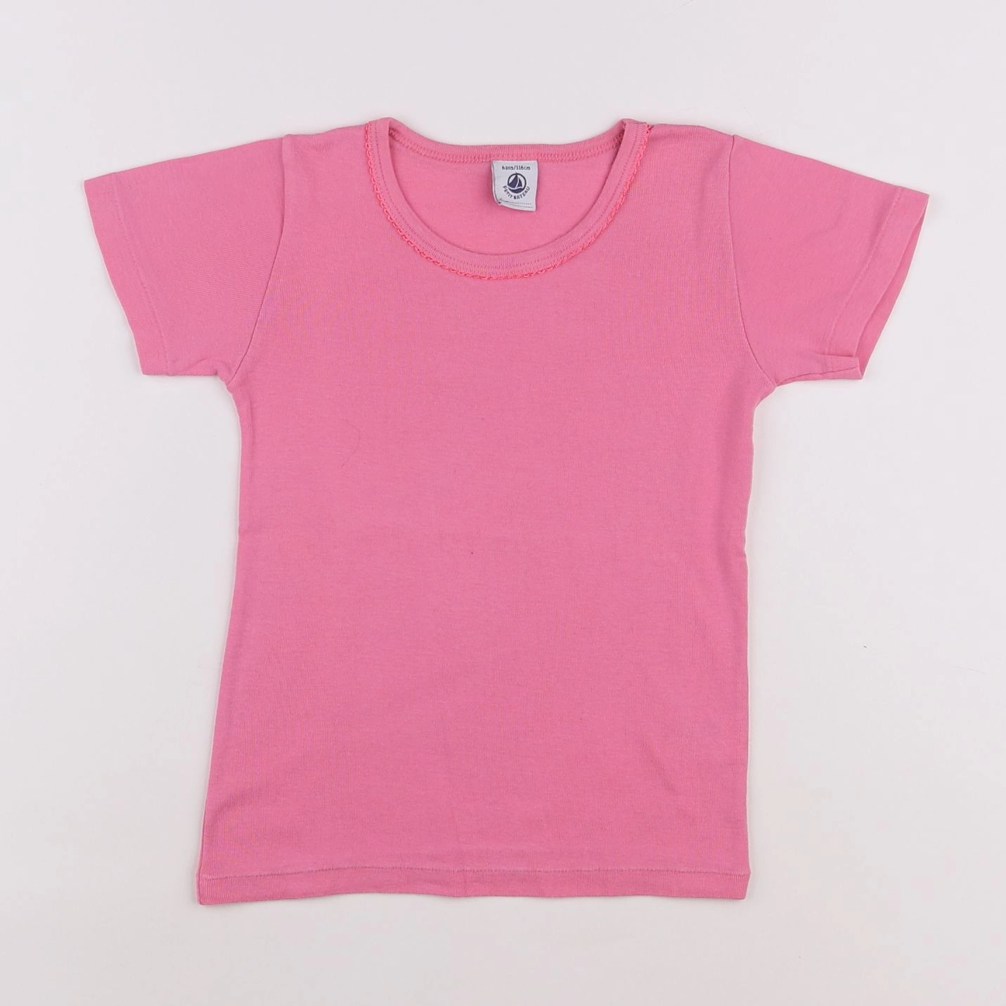 Petit Bateau - maillot de corps rose - 6 ans