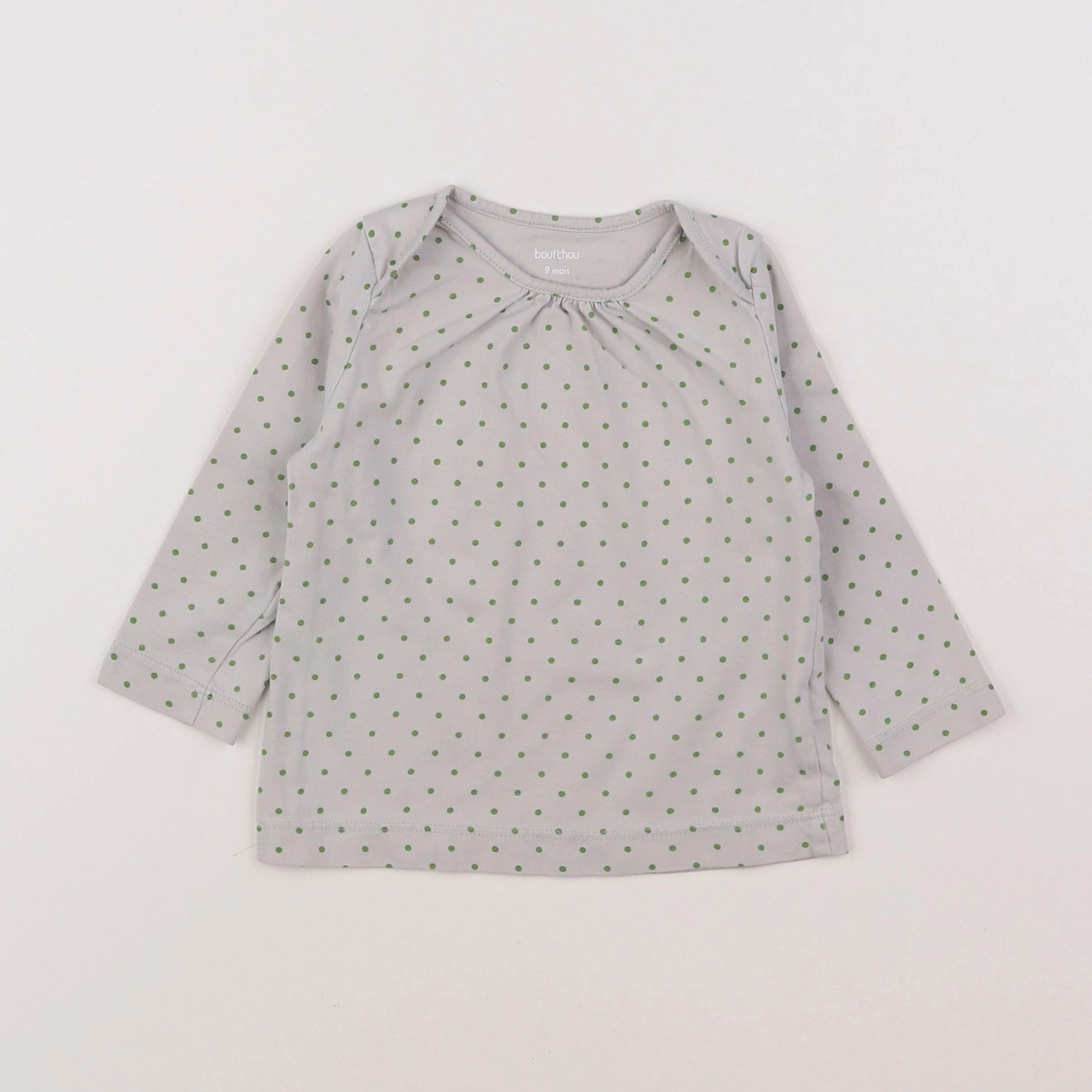 Boutchou - tee-shirt gris - 9 mois