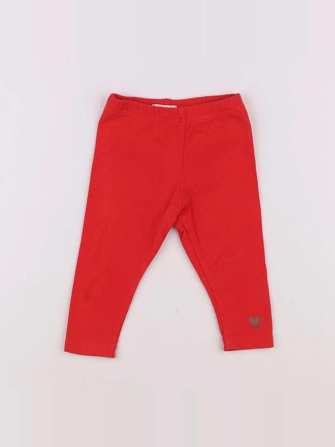 Catimini - legging rouge - 3/6 mois