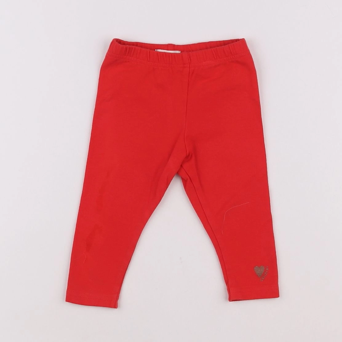 Catimini - legging rouge - 3/6 mois