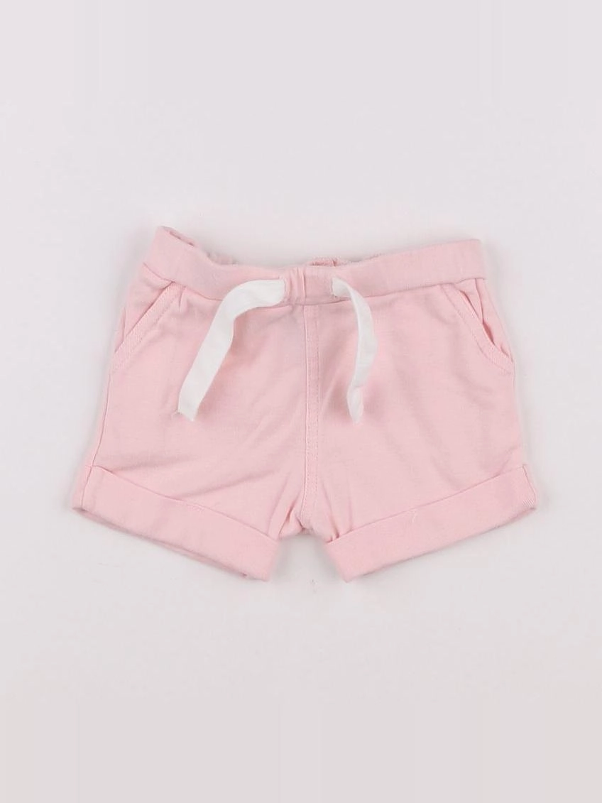 Petit Bateau - short rose - 6 mois