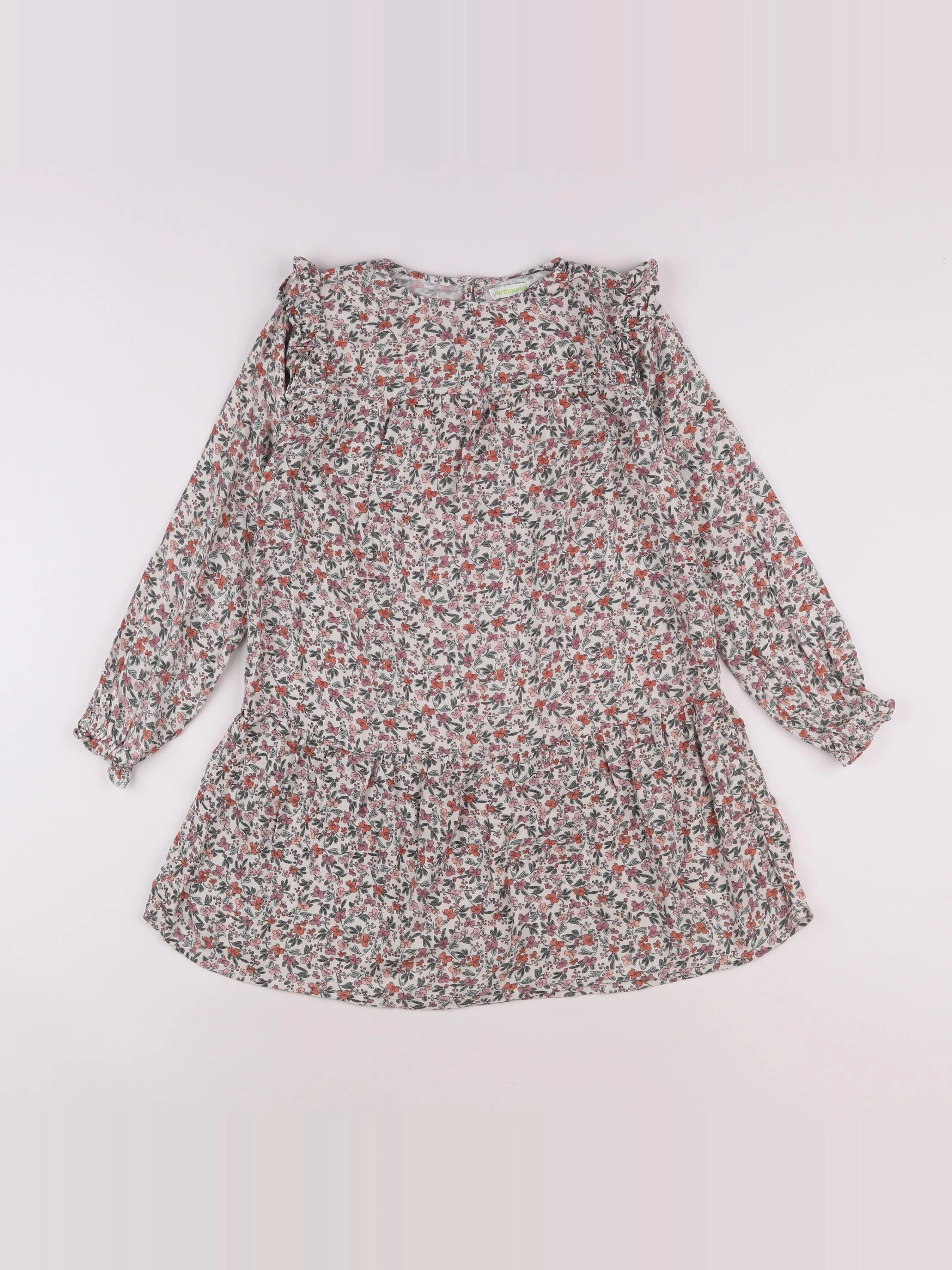 Vertbaudet - robe multicolore - 9 ans