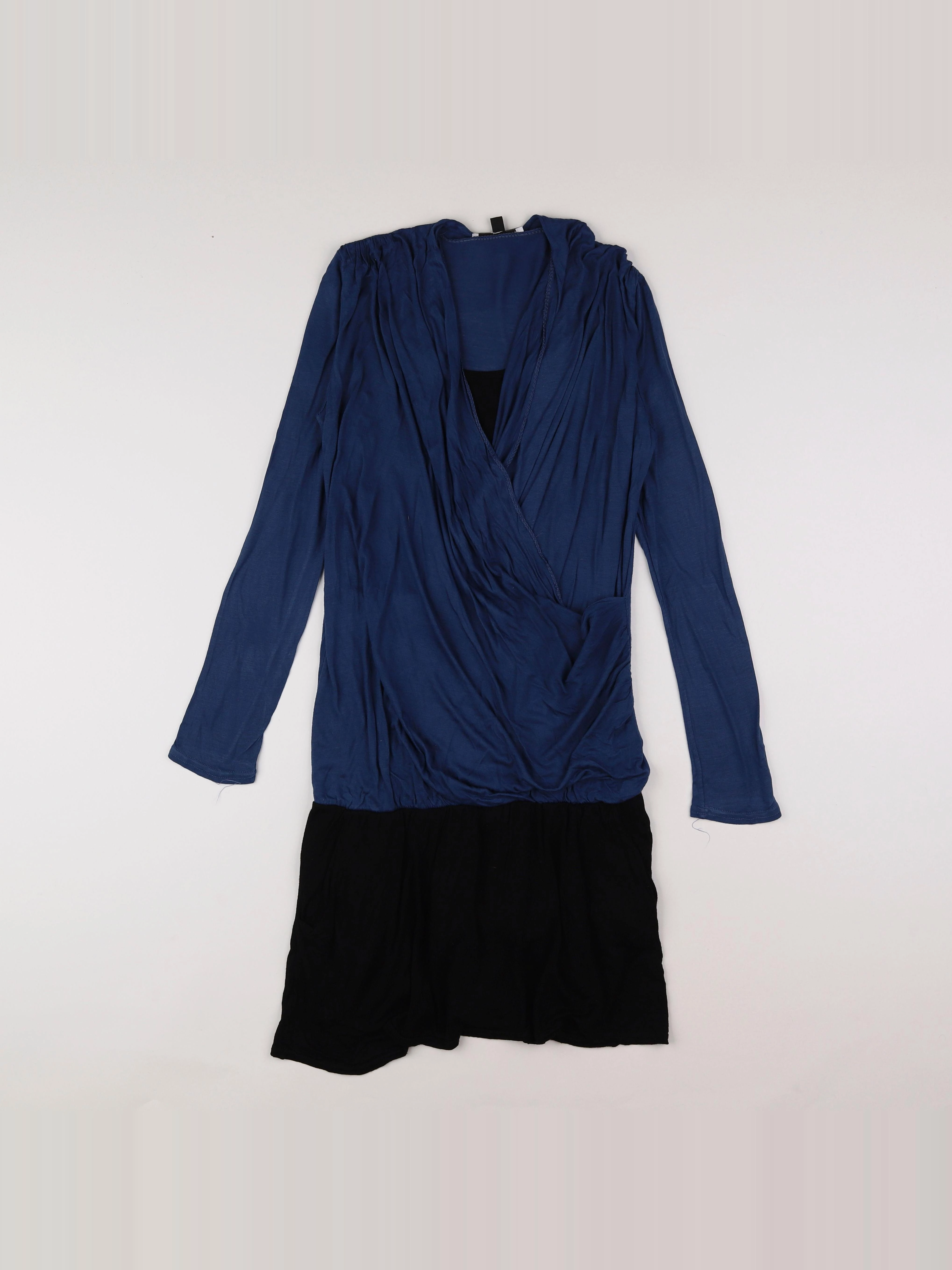 Envie de fraise - robe grossesse bleu - 36 à 38