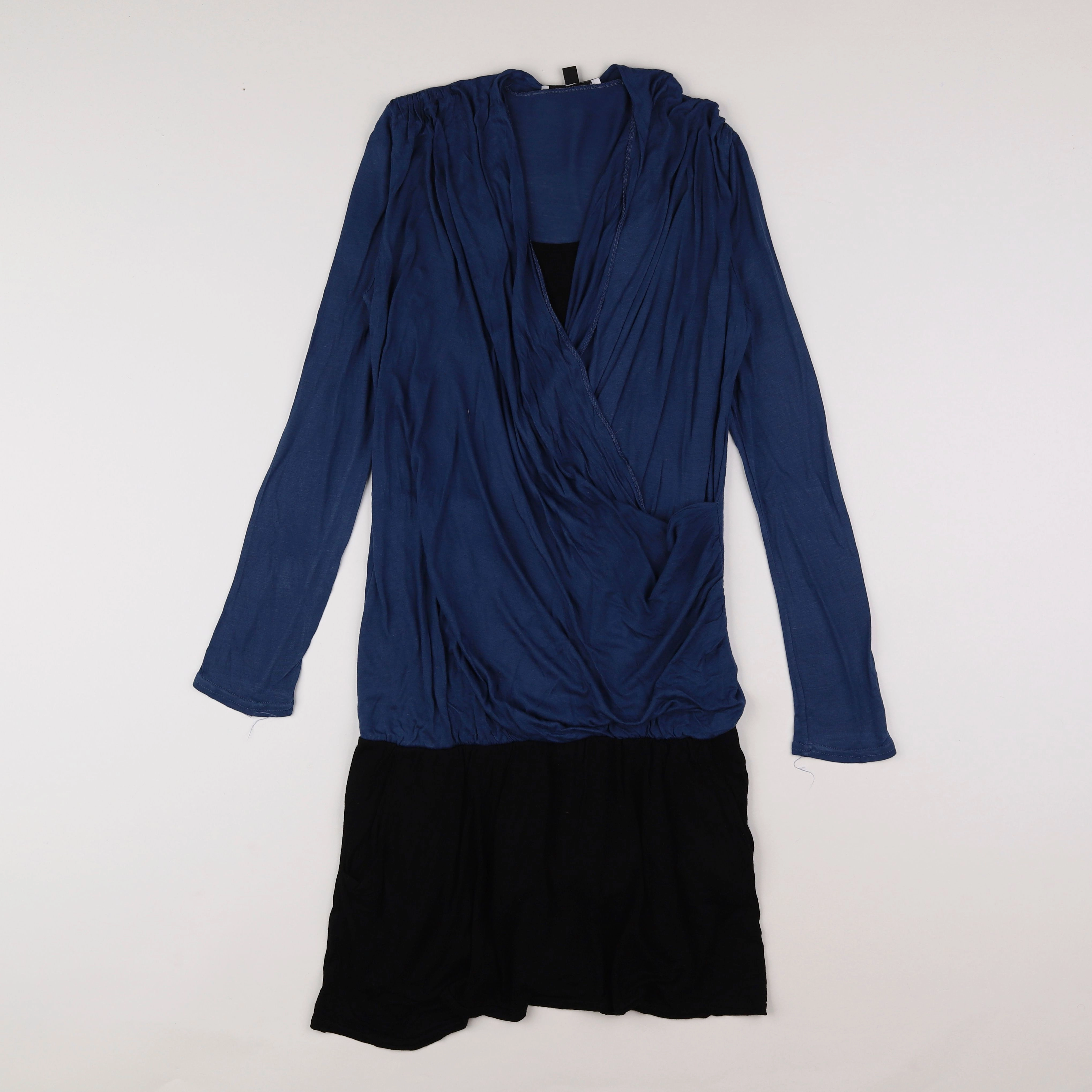 Envie de fraise - robe grossesse bleu - 36 à 38