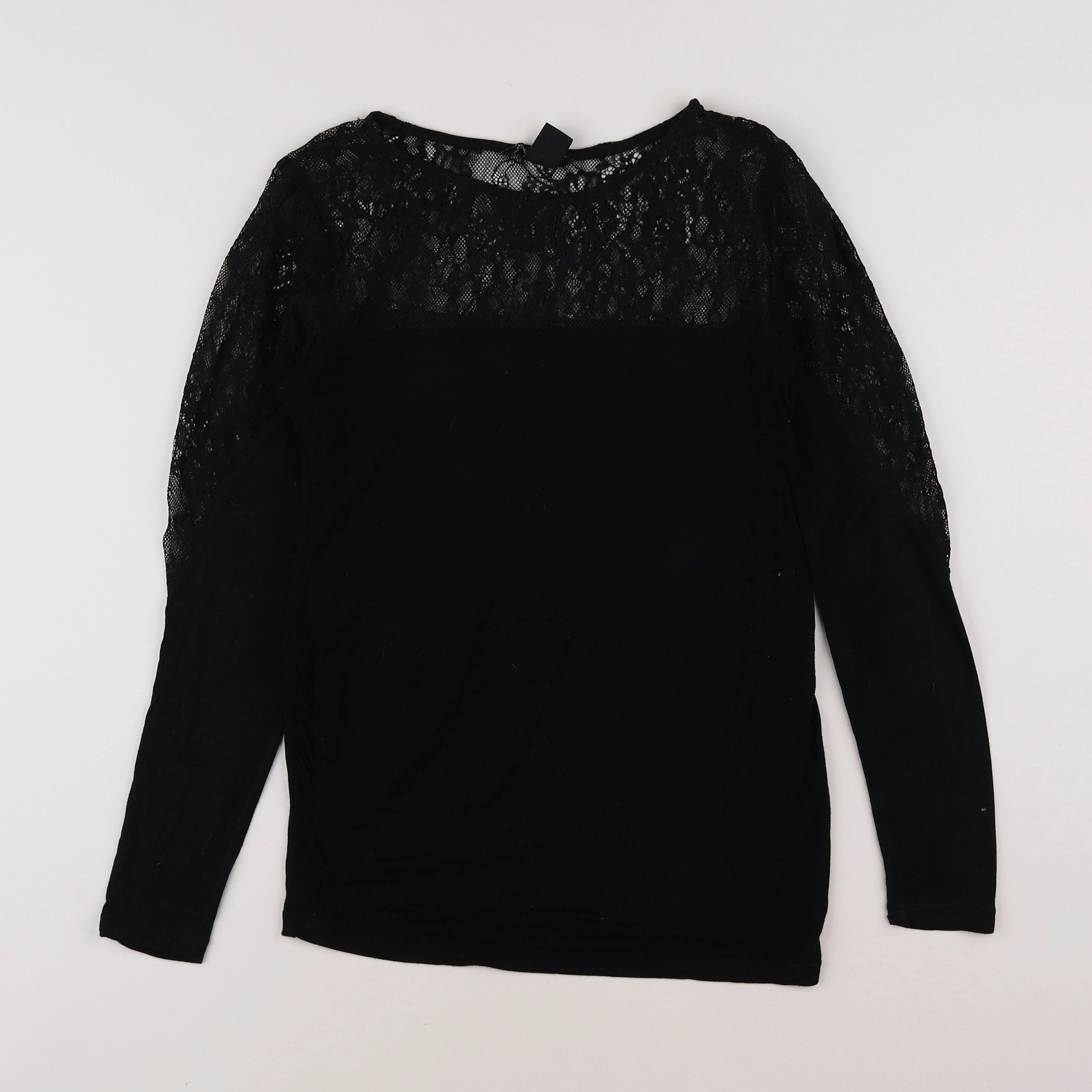 H&M - tee-shirt grossesse noir - 36 à 38