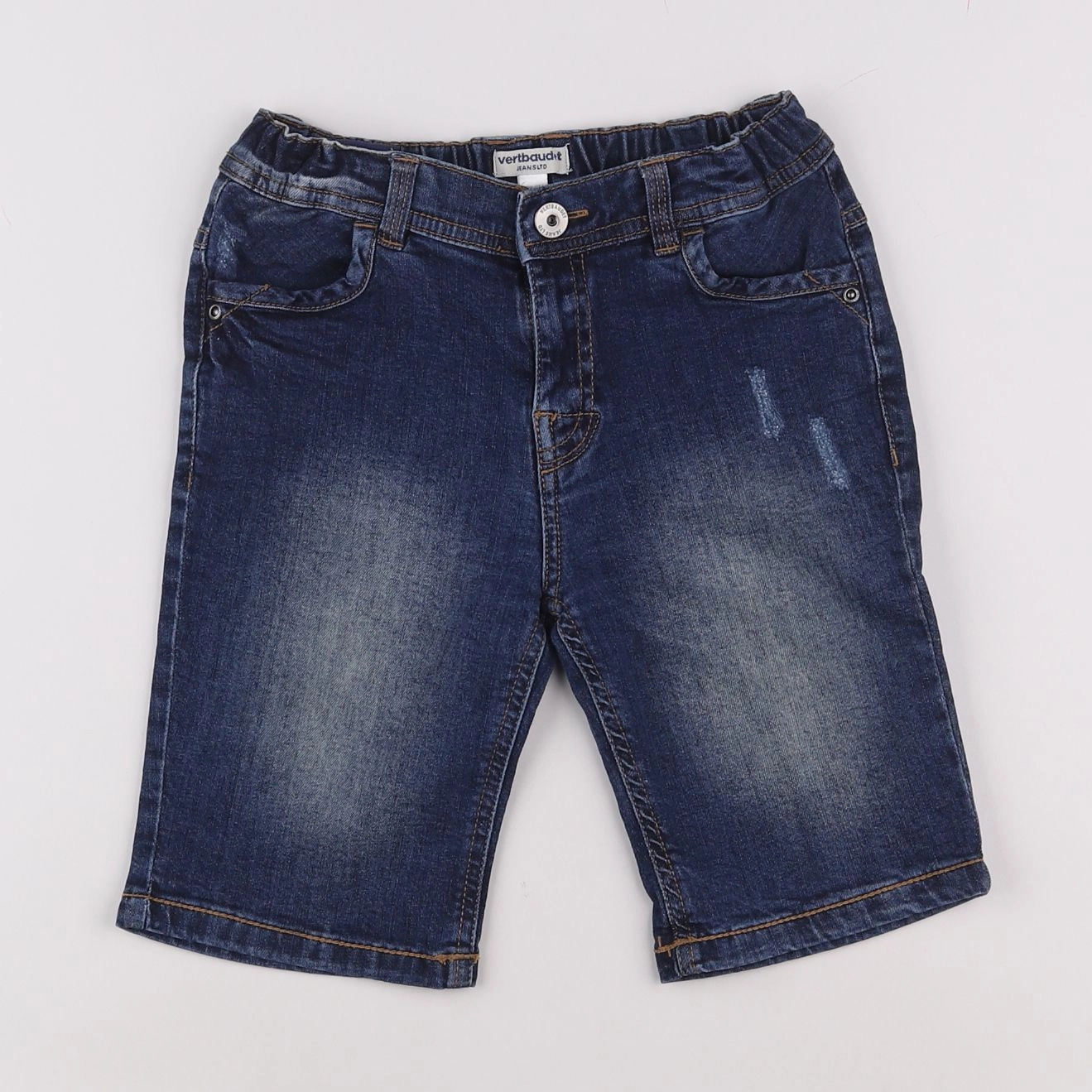 Vertbaudet - short bleu - 8 ans