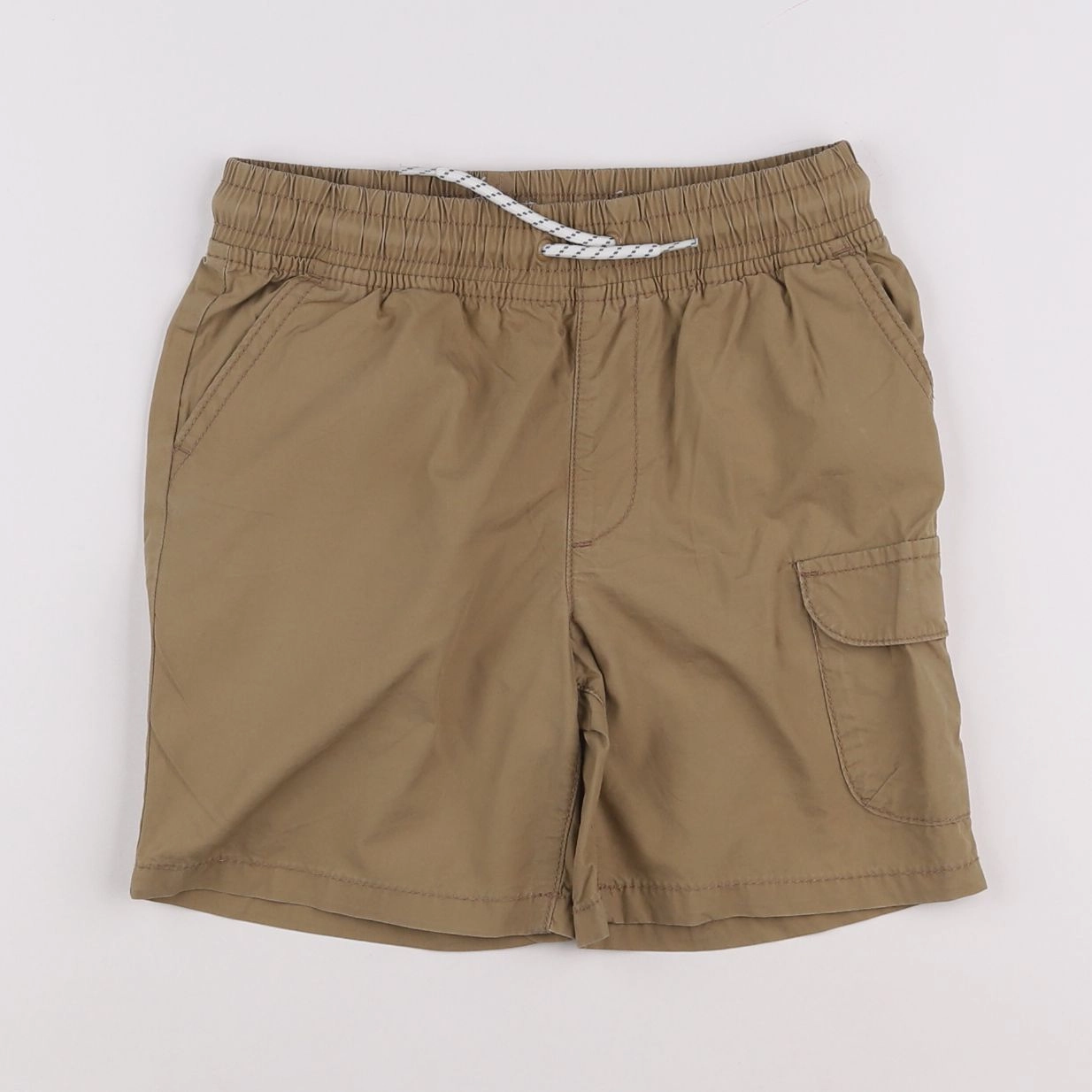 Vertbaudet - short beige - 8 ans