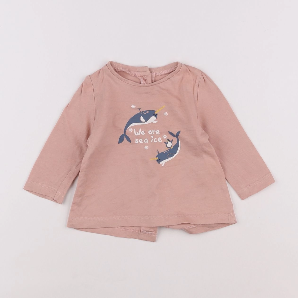 Vertbaudet - tee-shirt rose - 3 mois