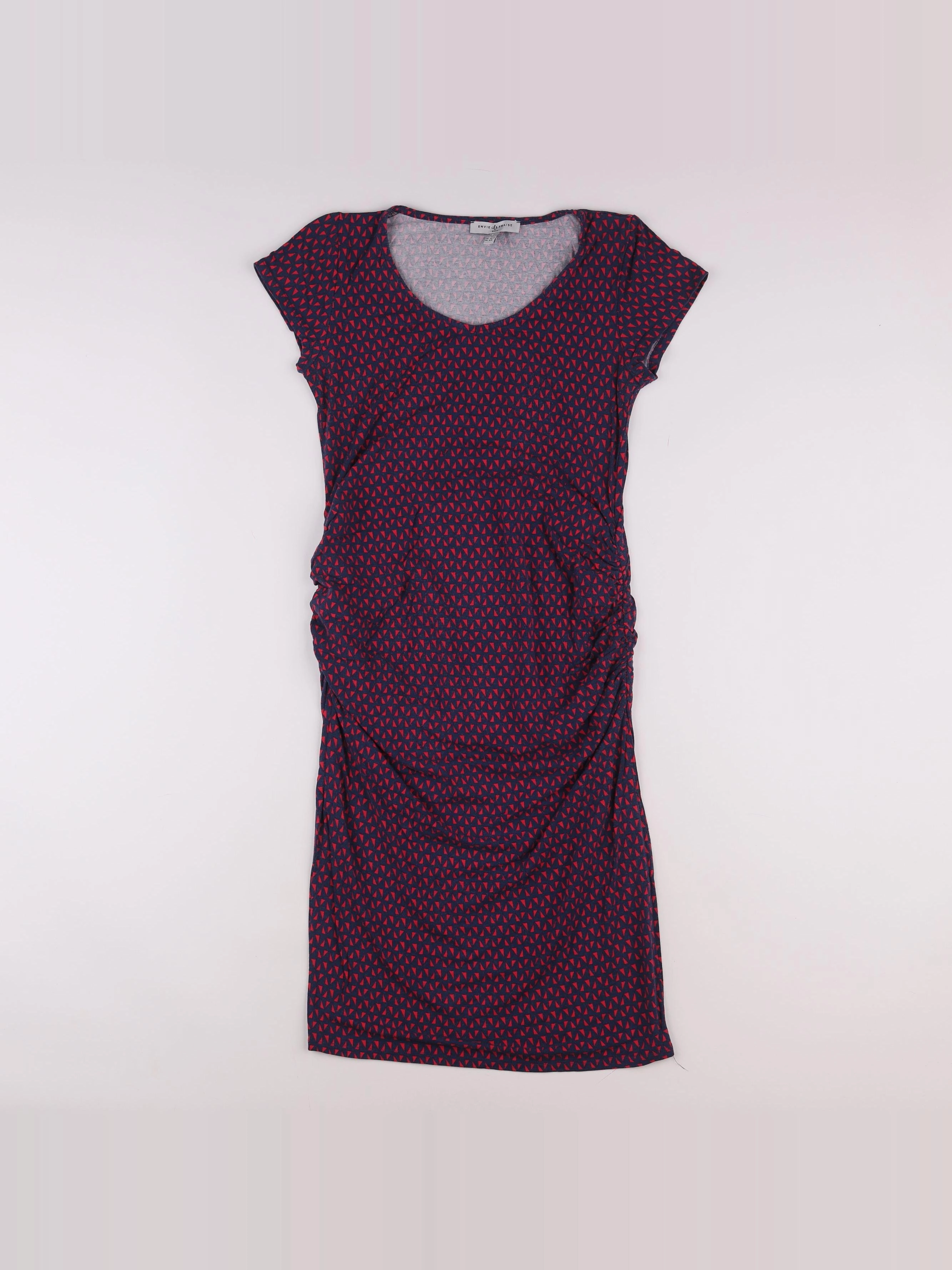 Envie de fraise - robe grossesse rouge, bleu - 38 à 40