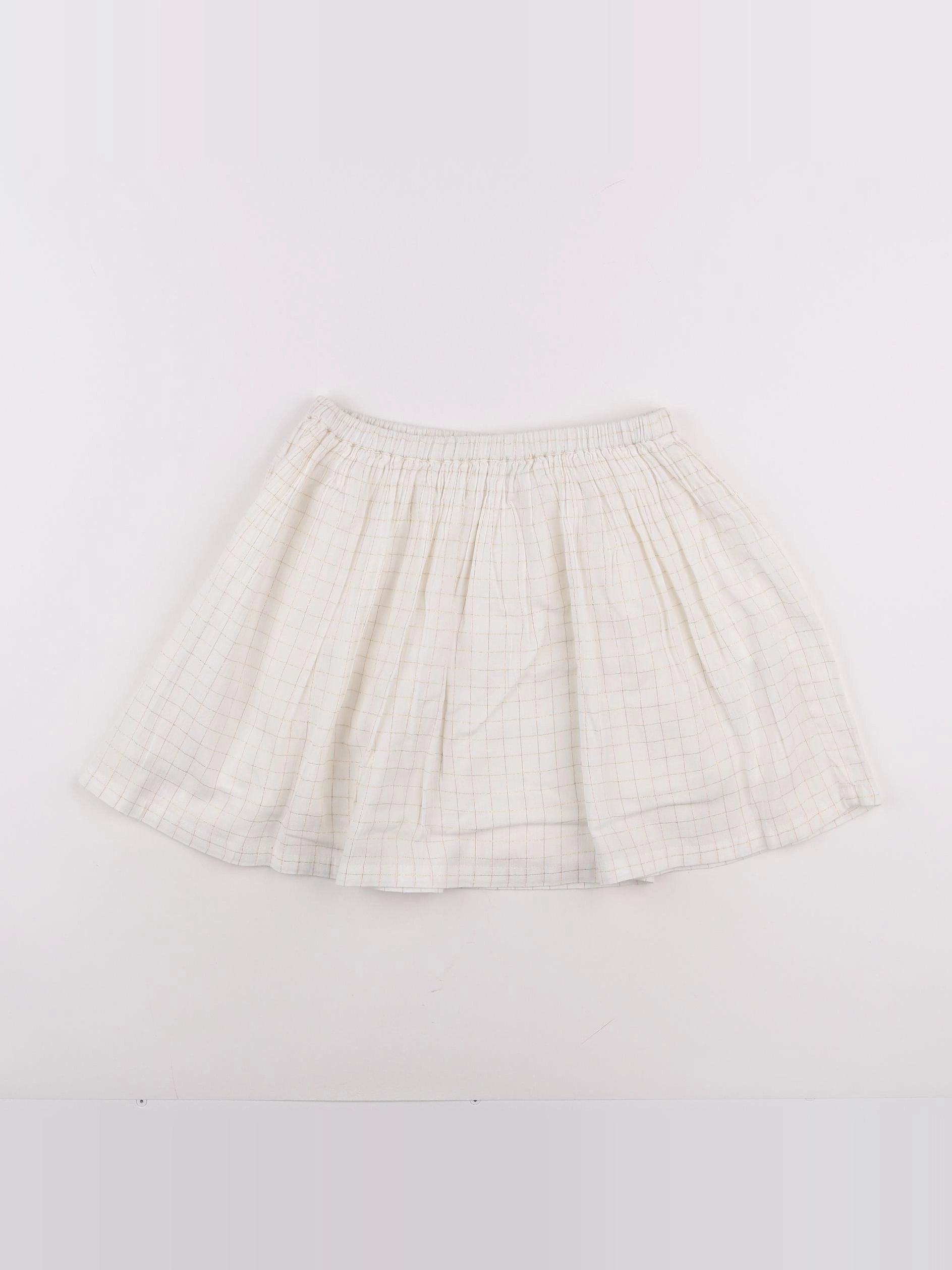 Bonton - jupe beige, or - 10 ans