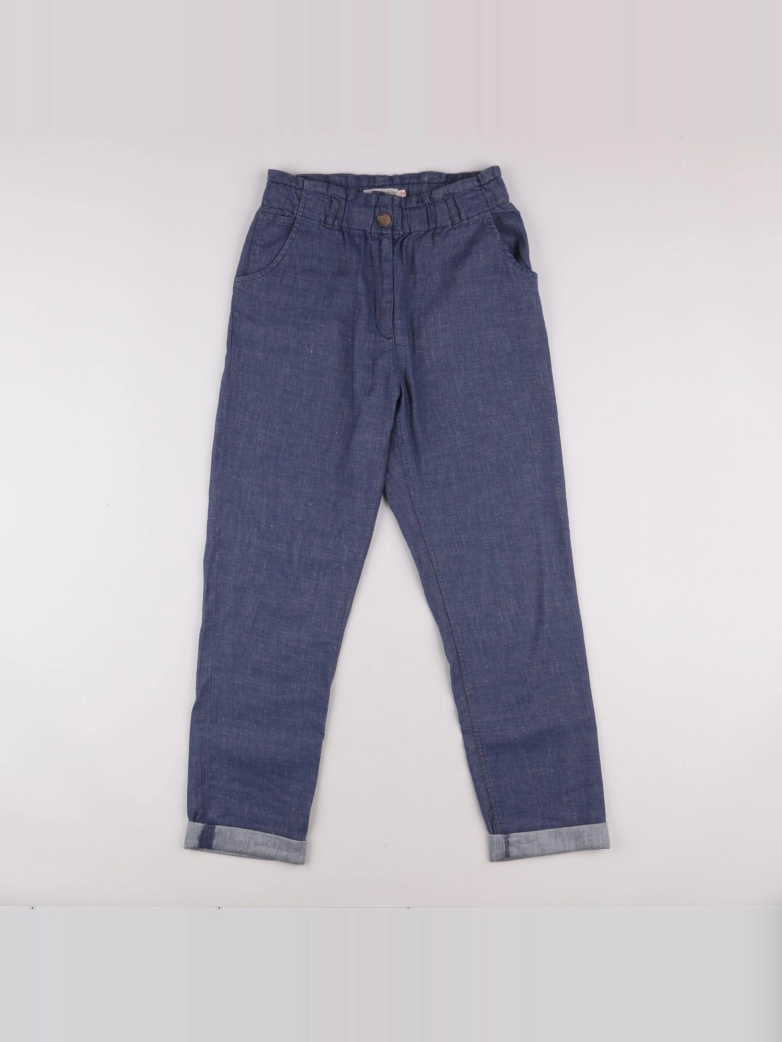 Bonpoint - pantalon bleu - 14 ans
