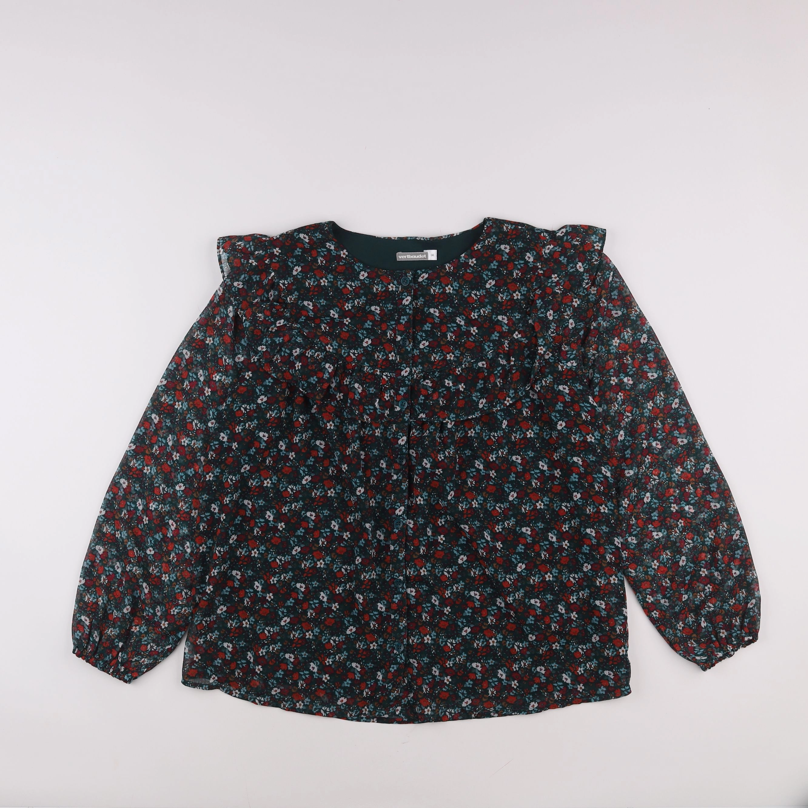 Vertbaudet - blouse allaitement vert - 36