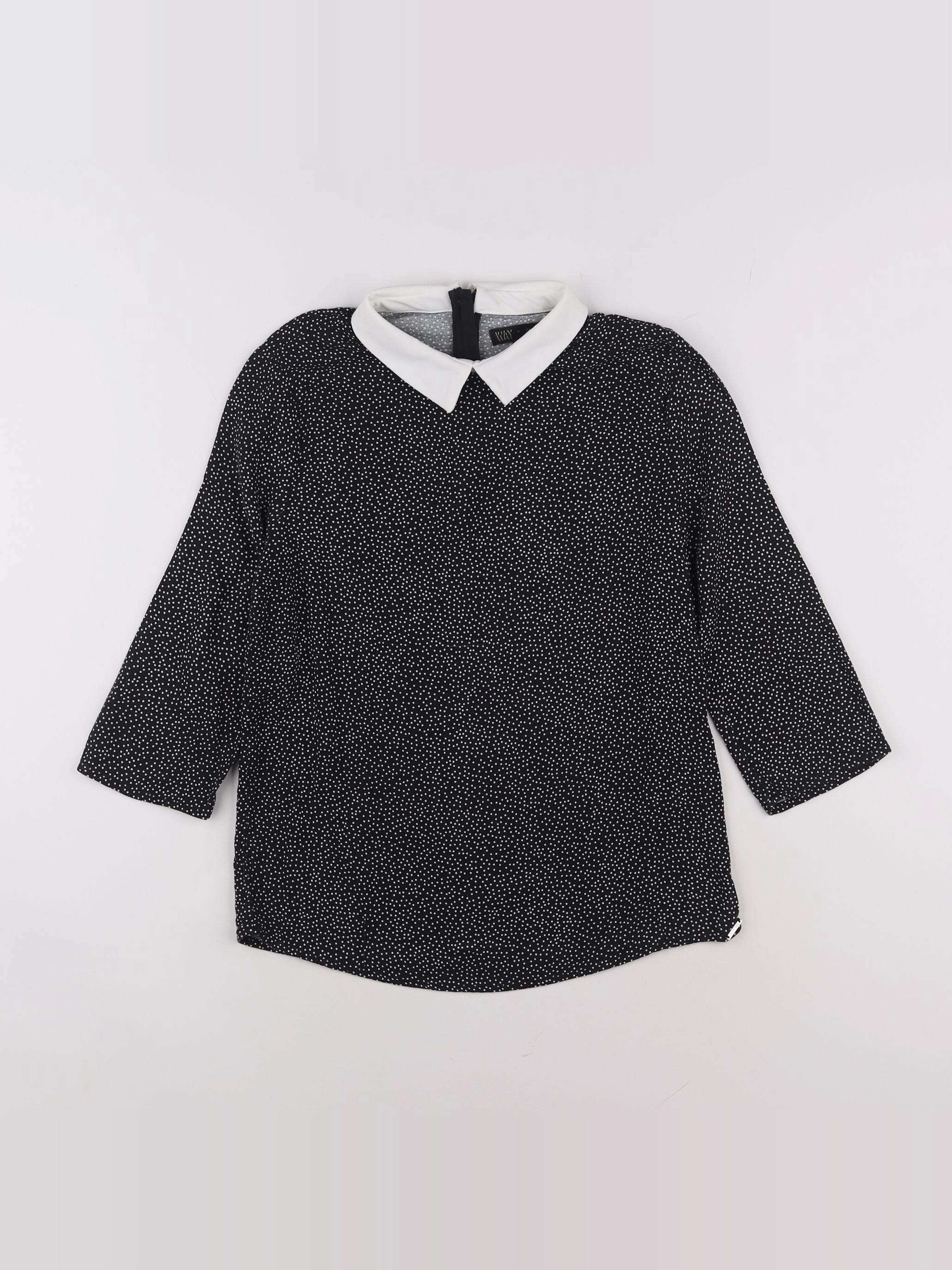 IKKS - blouse blanc, noir - 14 ans