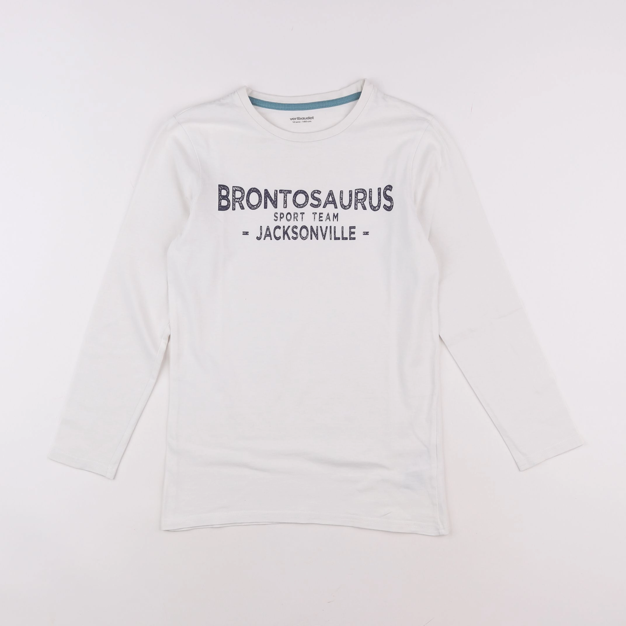 Vertbaudet - tee-shirt blanc - 10 ans