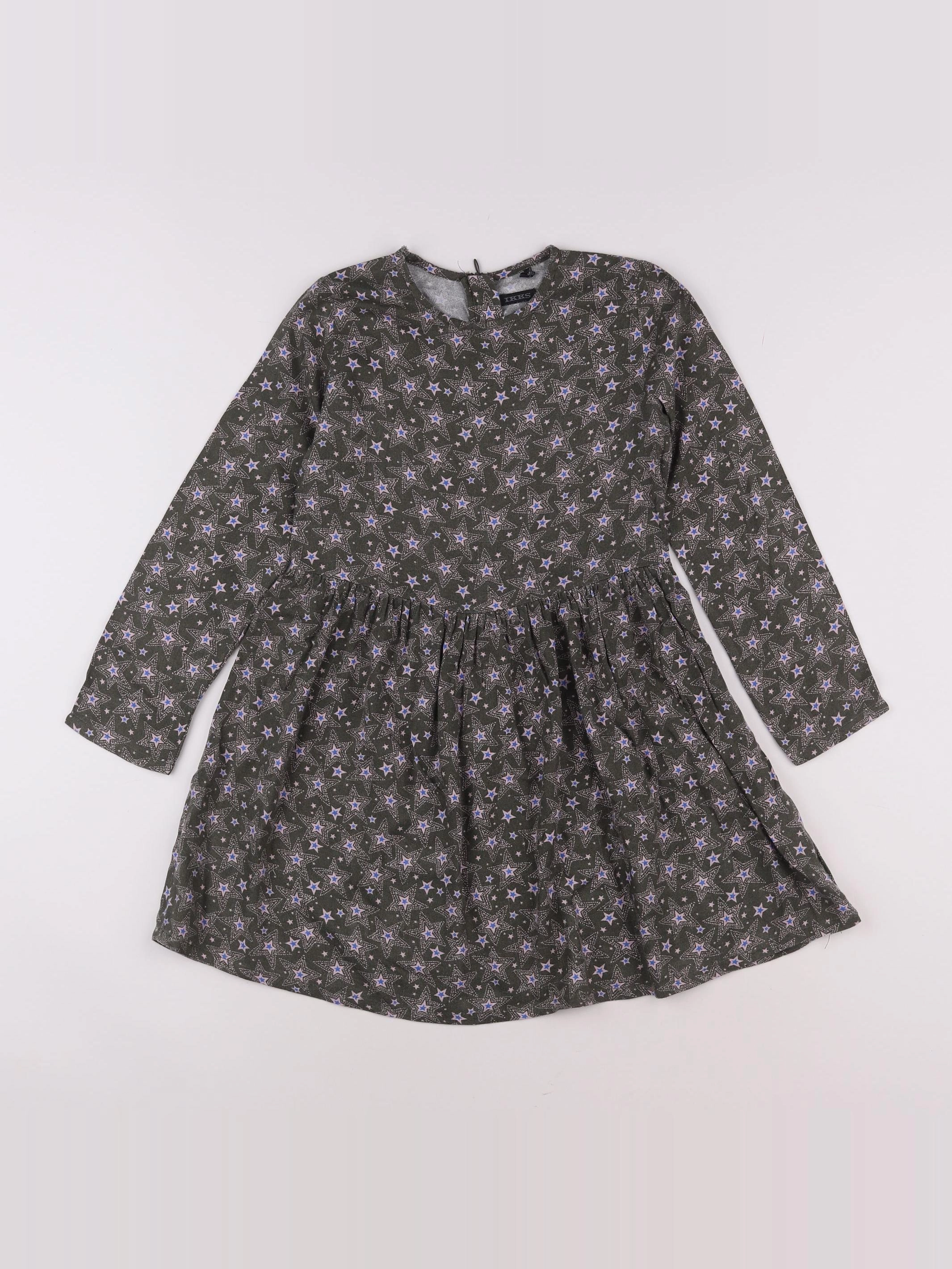 IKKS - robe vert - 8 ans