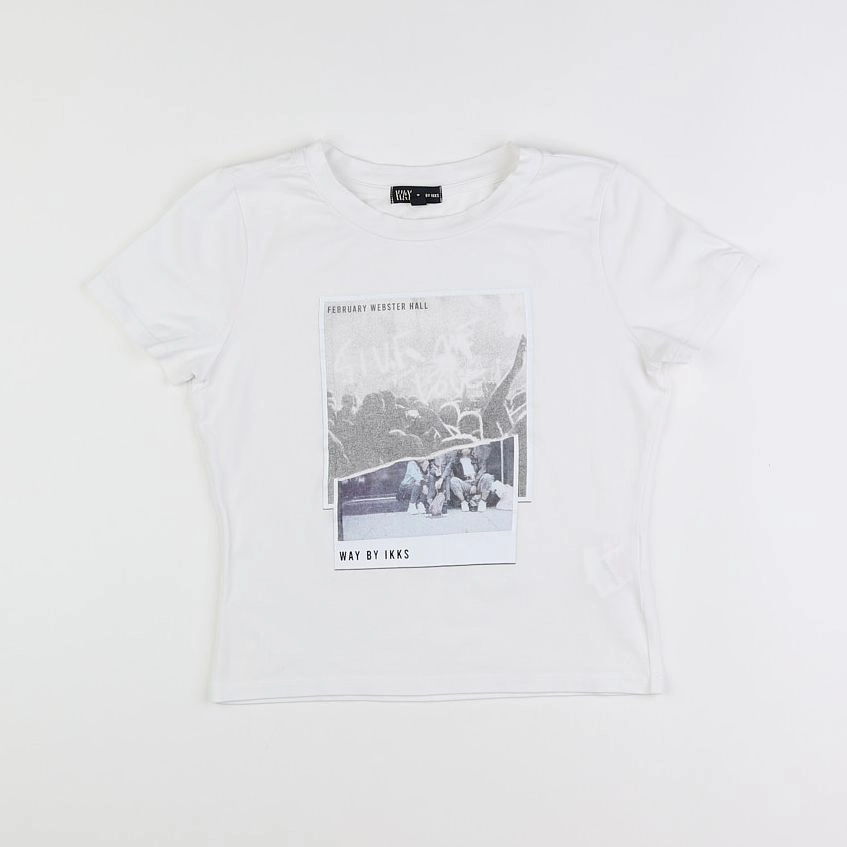 IKKS - tee-shirt blanc - 16 ans