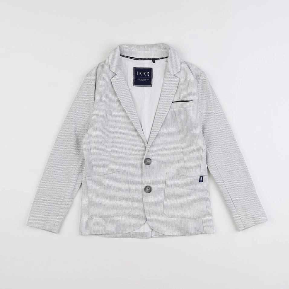 IKKS - veste gris - 8 ans