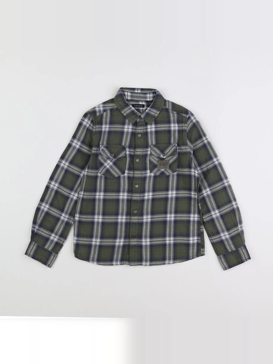 IKKS - chemise imprimé au dos vert - 6 ans