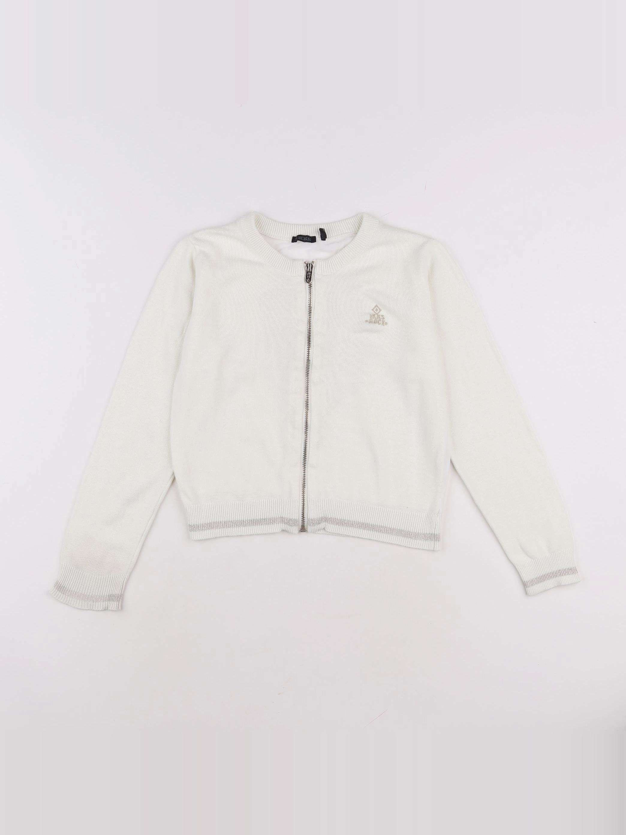 IKKS - gilet blanc - 8 ans