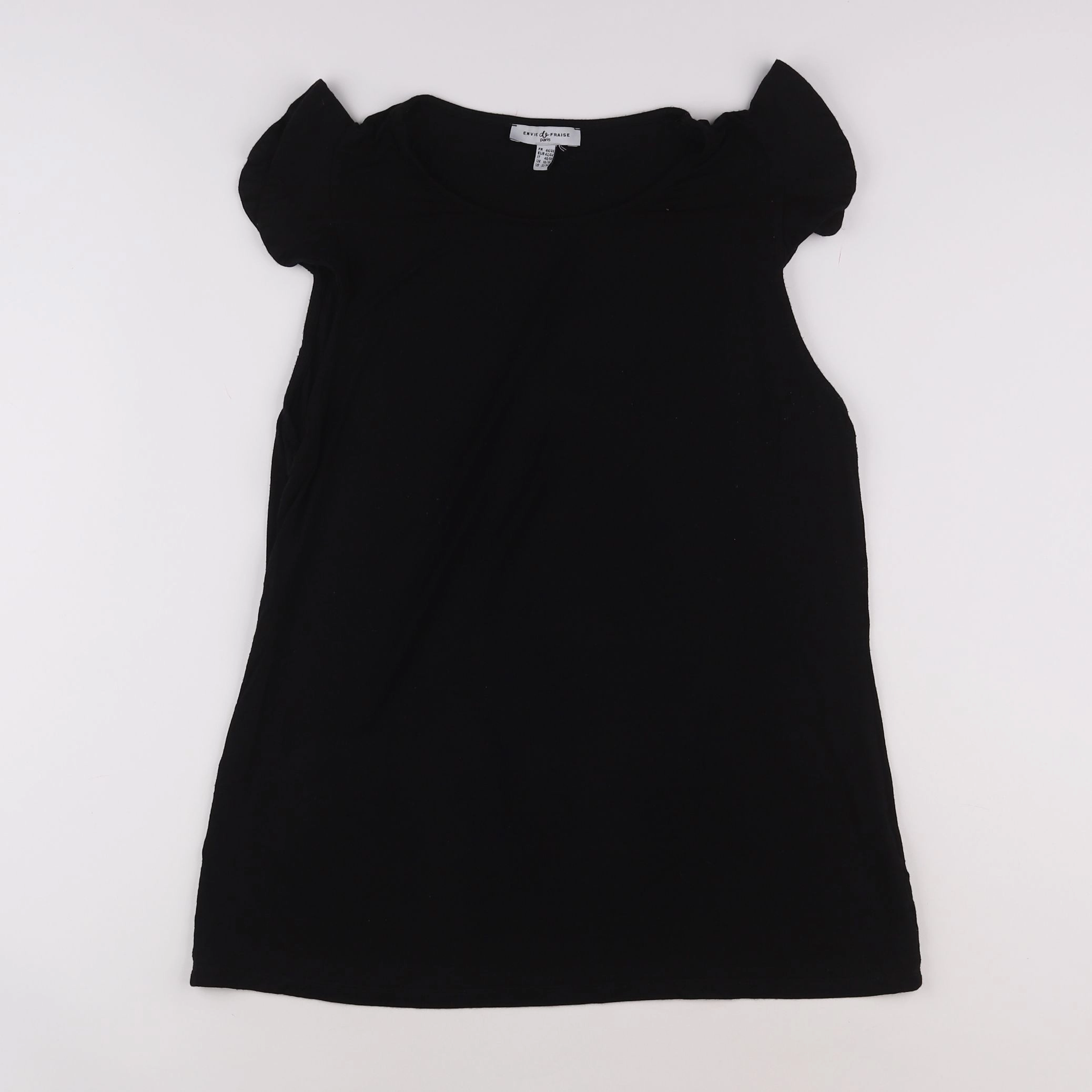 Envie de fraise - tee-shirt grossesse noir - 44 à 46