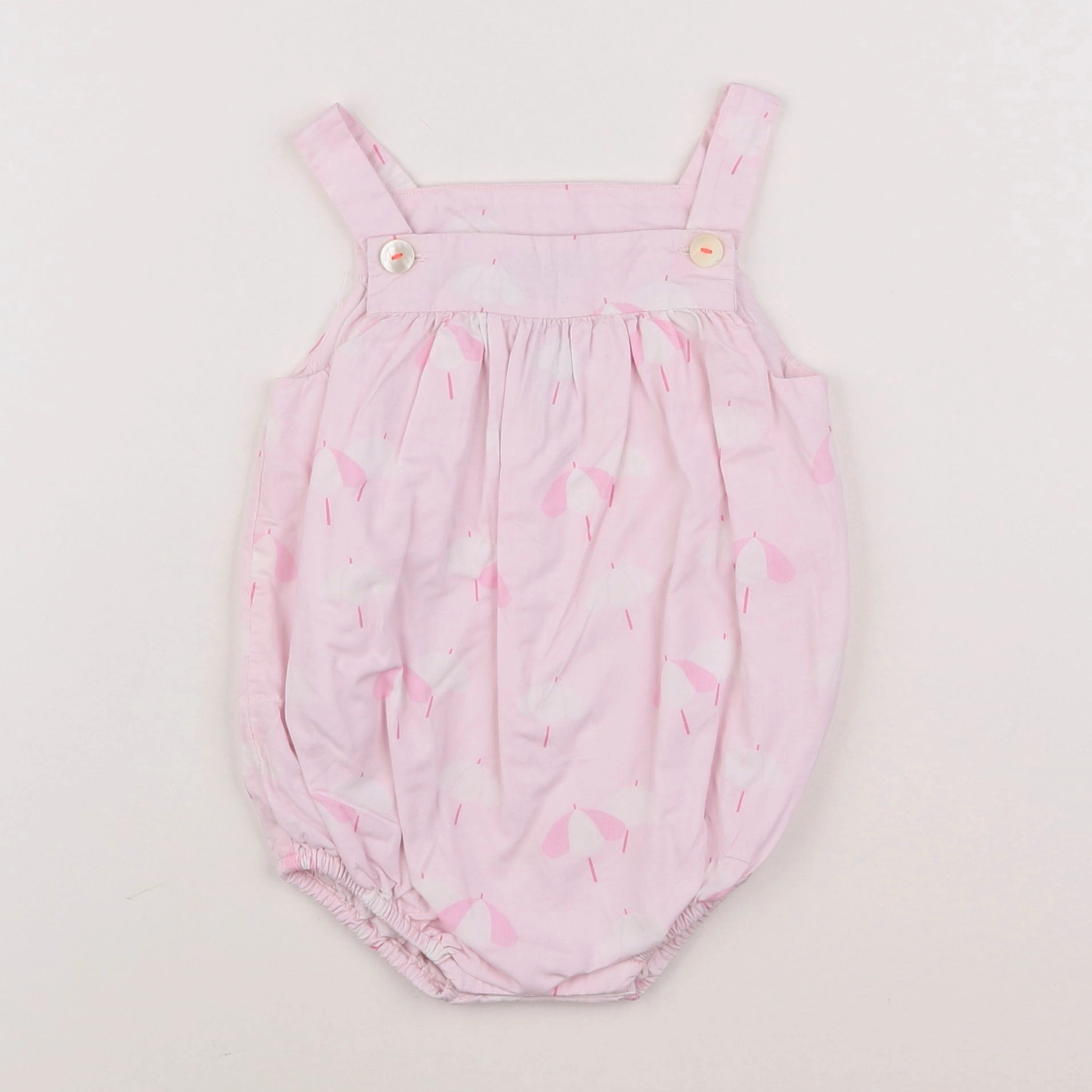 Jacadi - combinaison rose - 12 mois