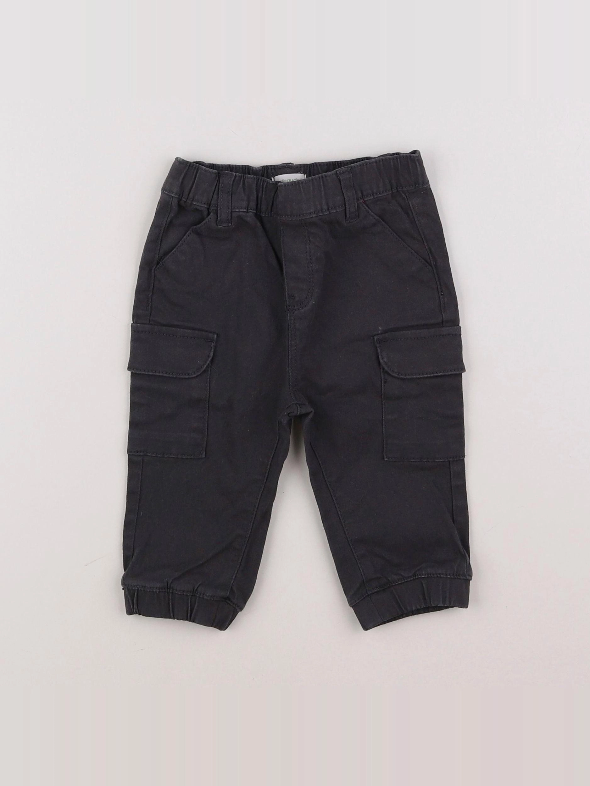 Vertbaudet - pantalon gris - 6 mois