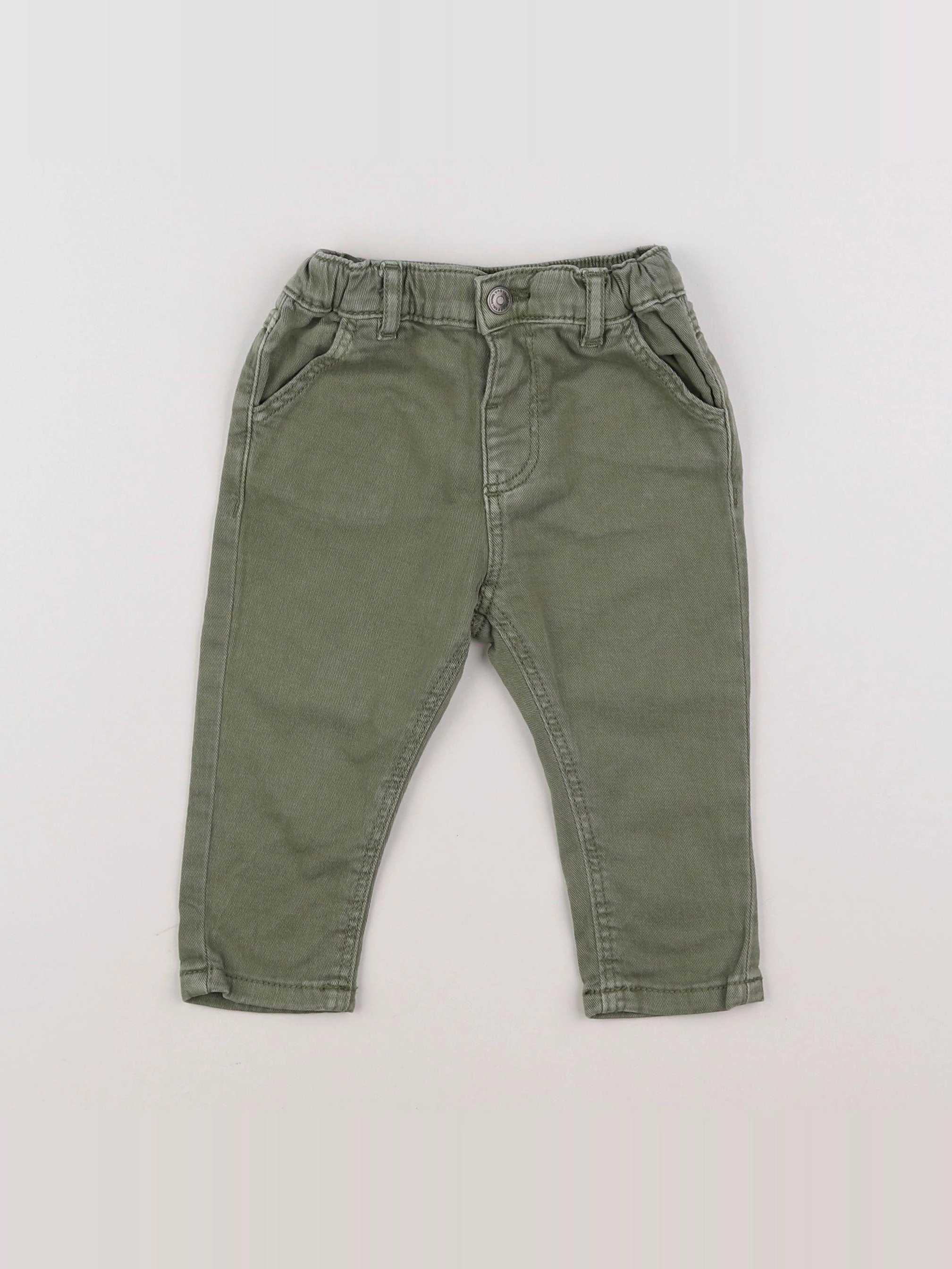 Tape à l'oeil - pantalon vert - 9 mois