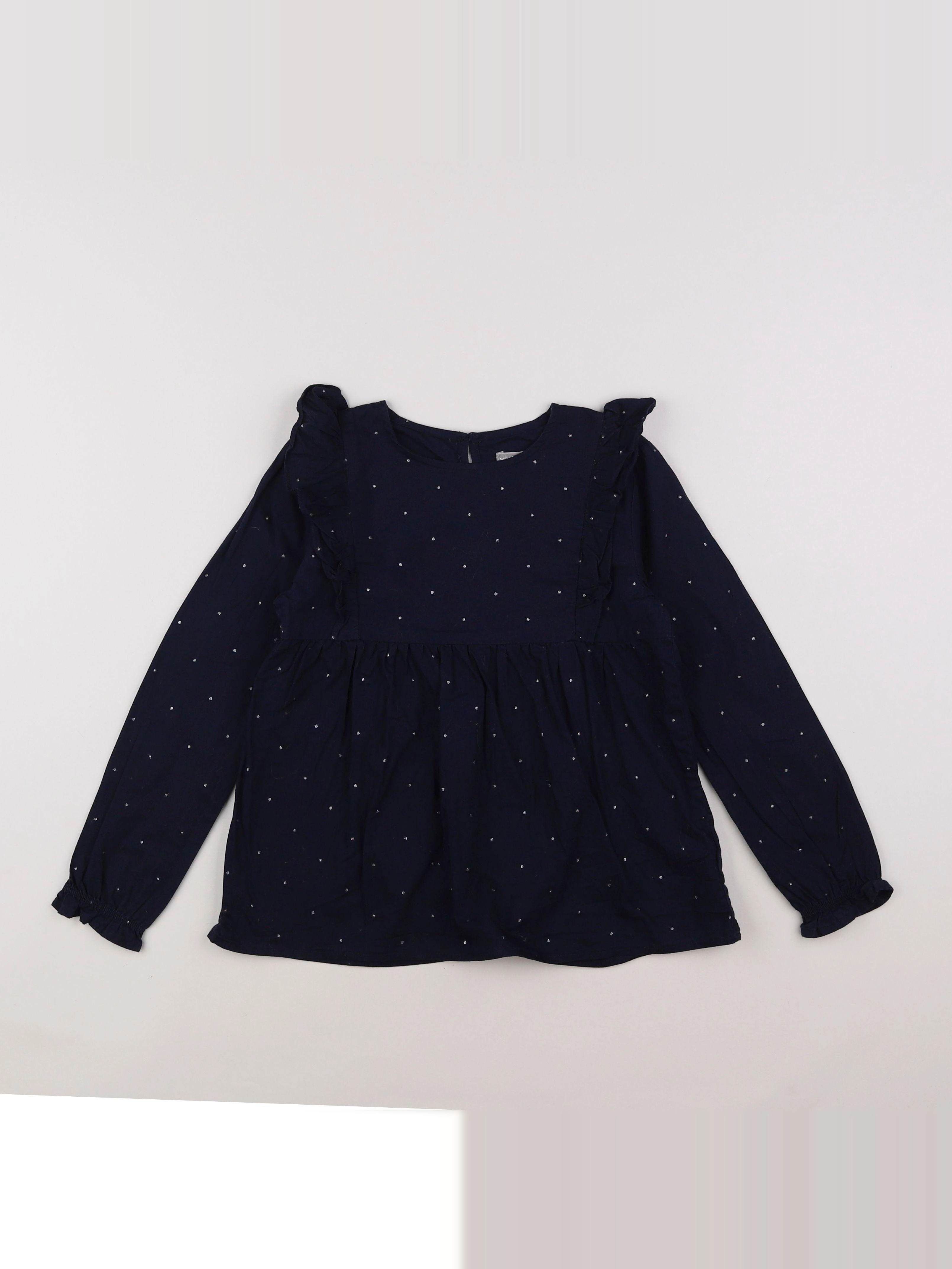 Vertbaudet - blouse bleu - 9 ans