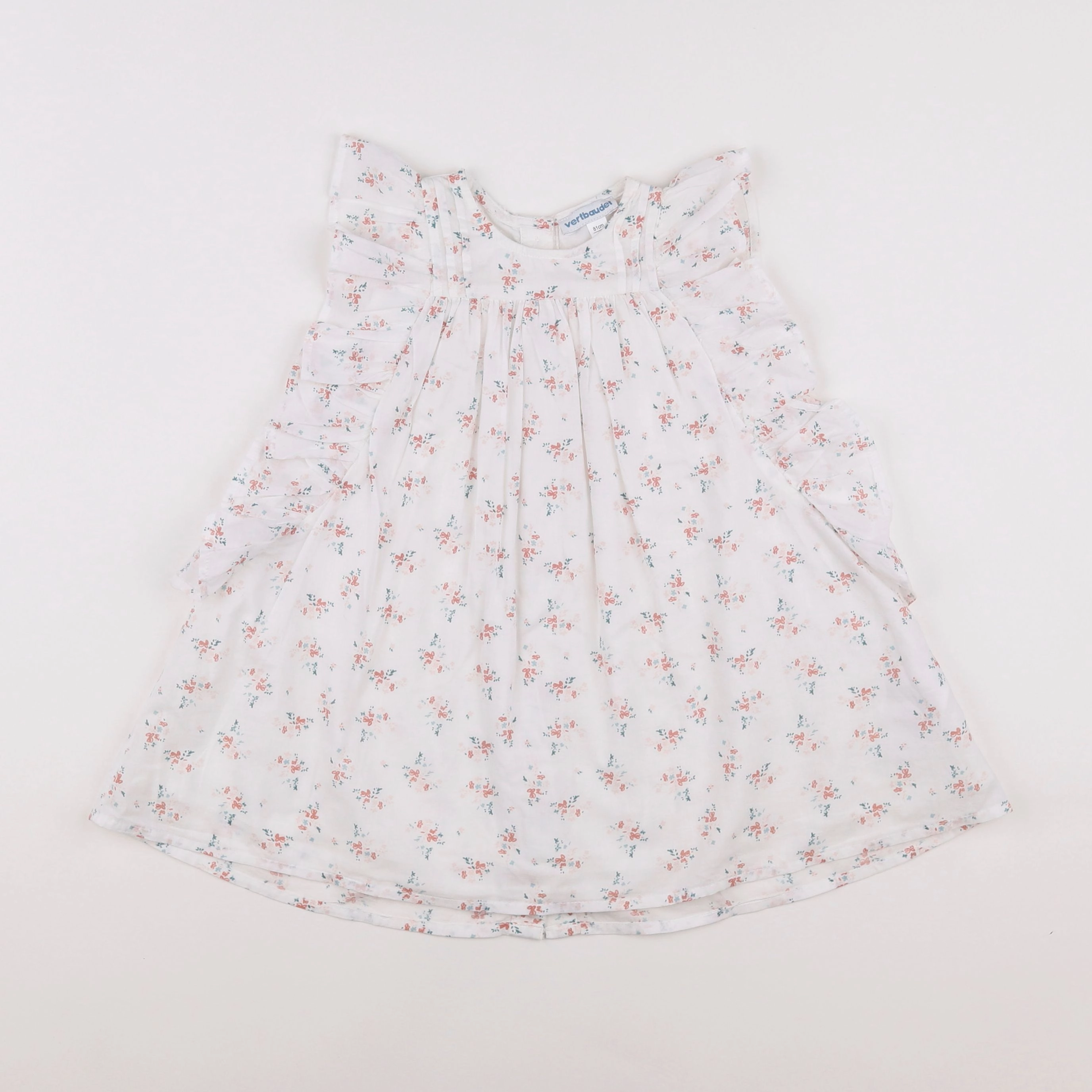 Vertbaudet - robe blanc - 18 mois