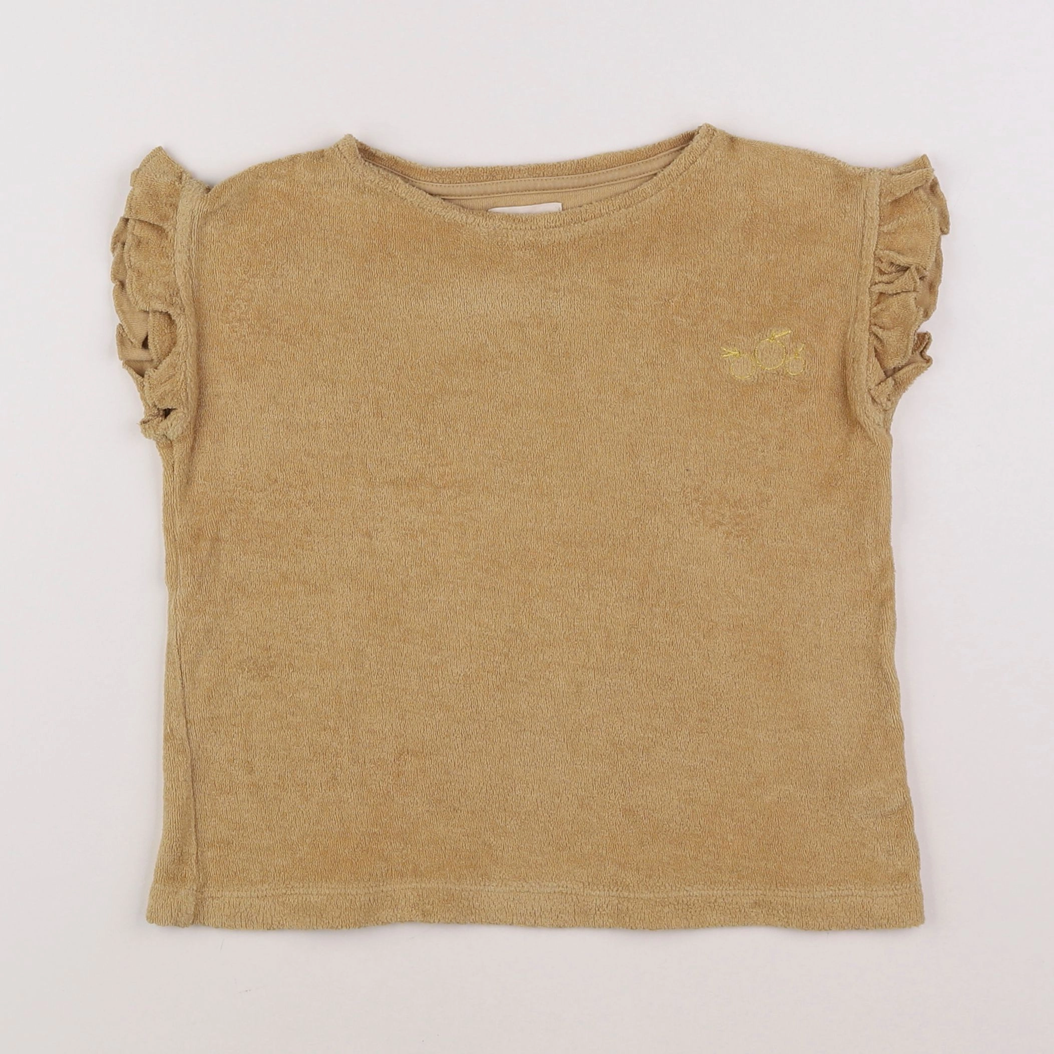 Les Petites Choses - tee-shirt marron - 6/7 ans