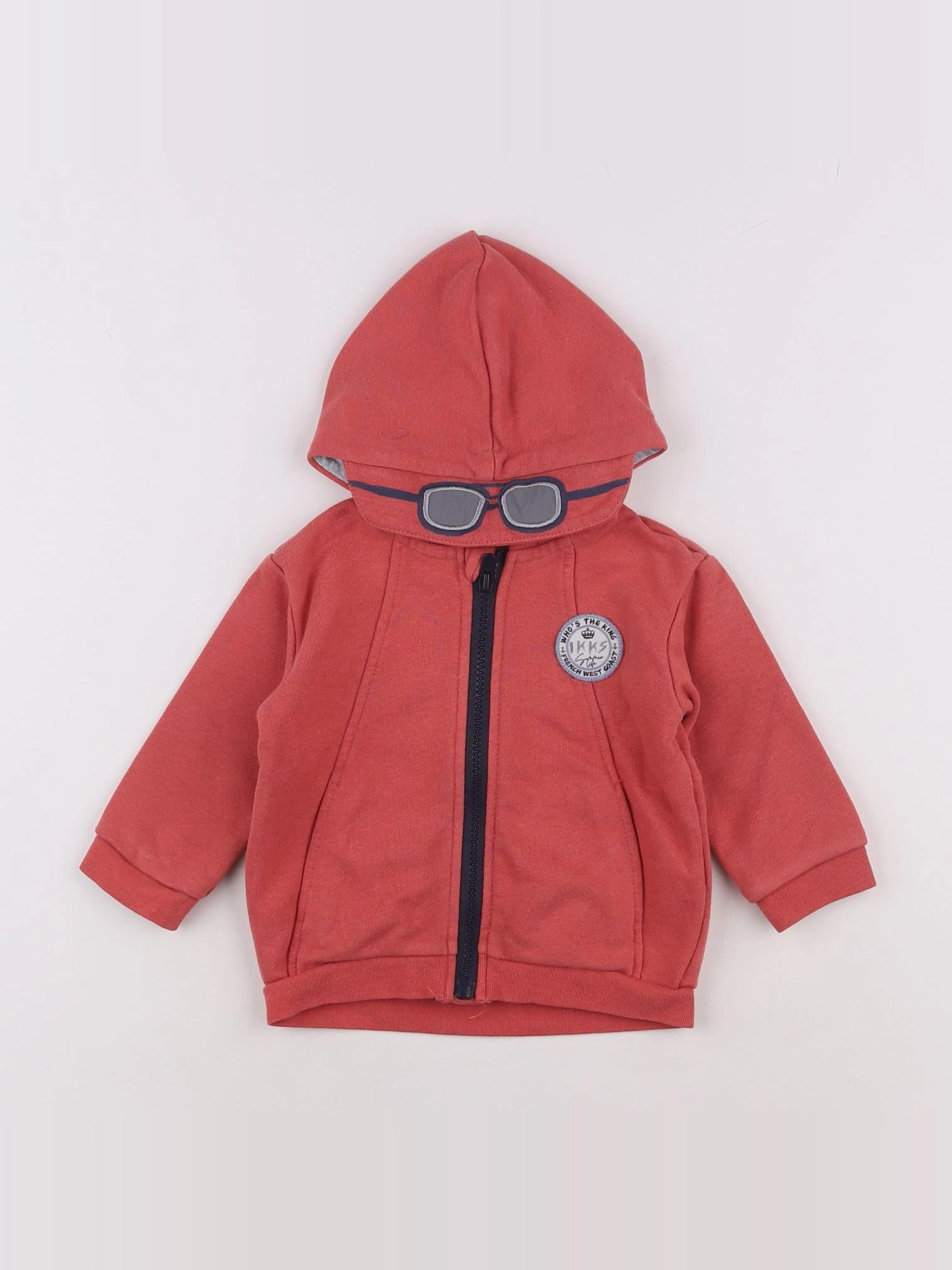 IKKS - sweat rouge - 12 mois