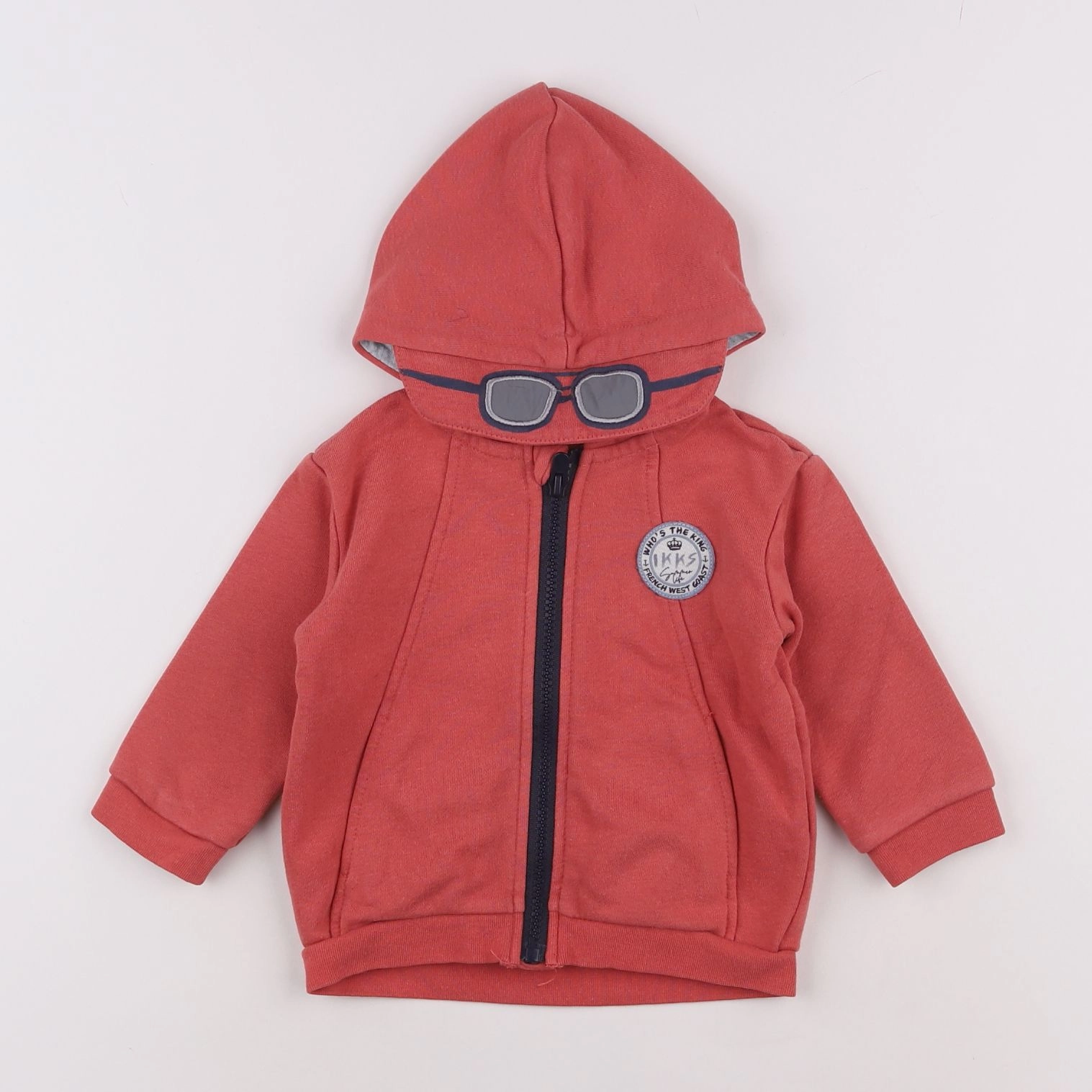 IKKS - sweat rouge - 12 mois