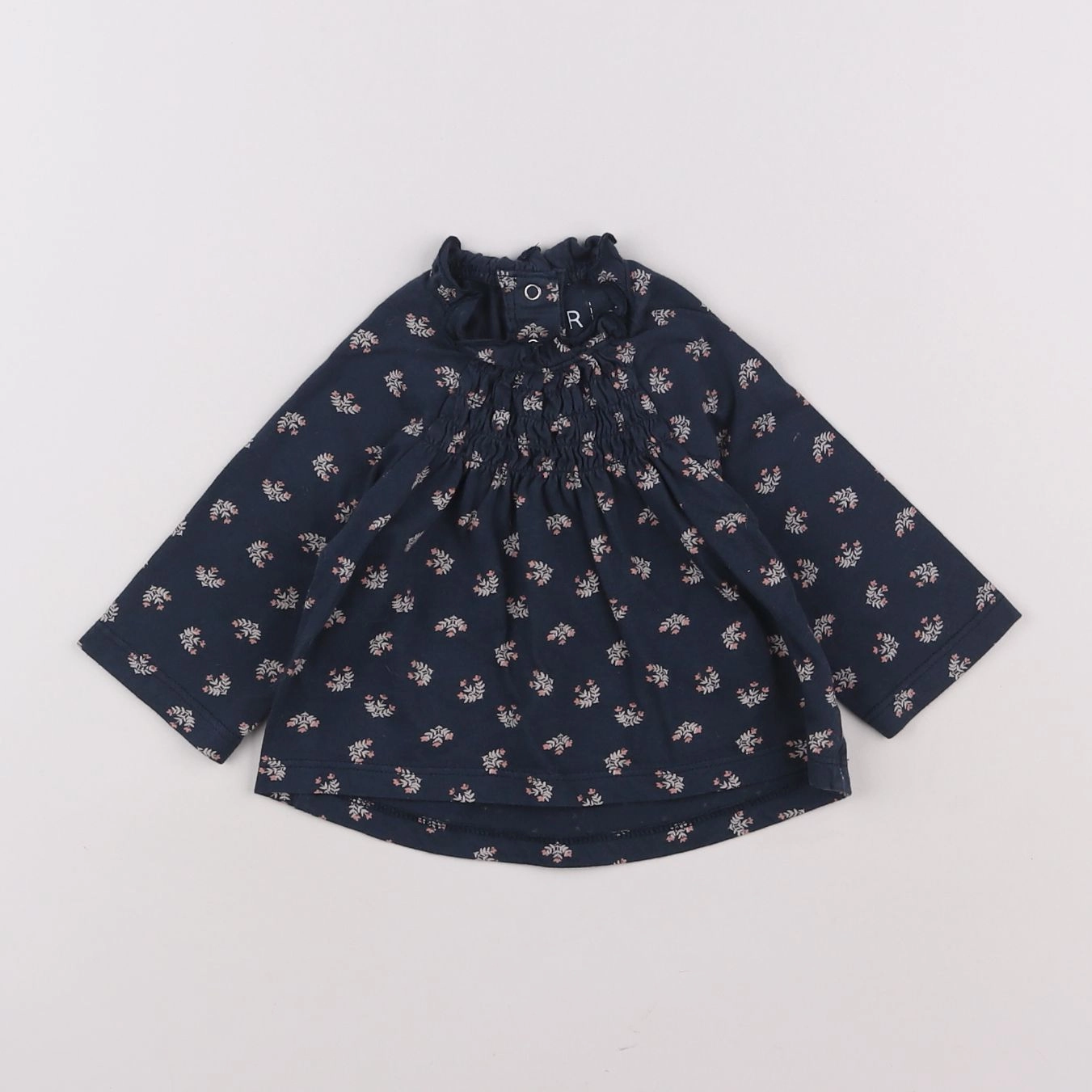 La Redoute - tee-shirt bleu - 3 mois